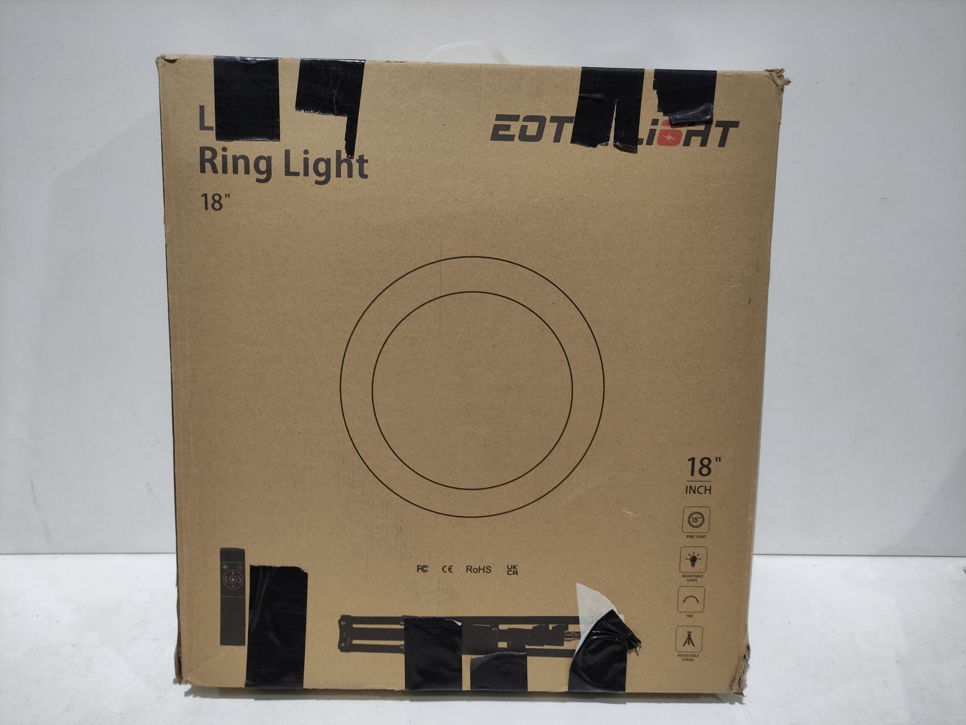 RRP £121.94 18 inch LED Ring Light with Tripod Stand Dimmable Makeup - Image 2 of 2