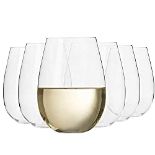 RRP £26.45 BRAND NEW STOCK Krosno Stemless Large White Wine Water Glasses | Set