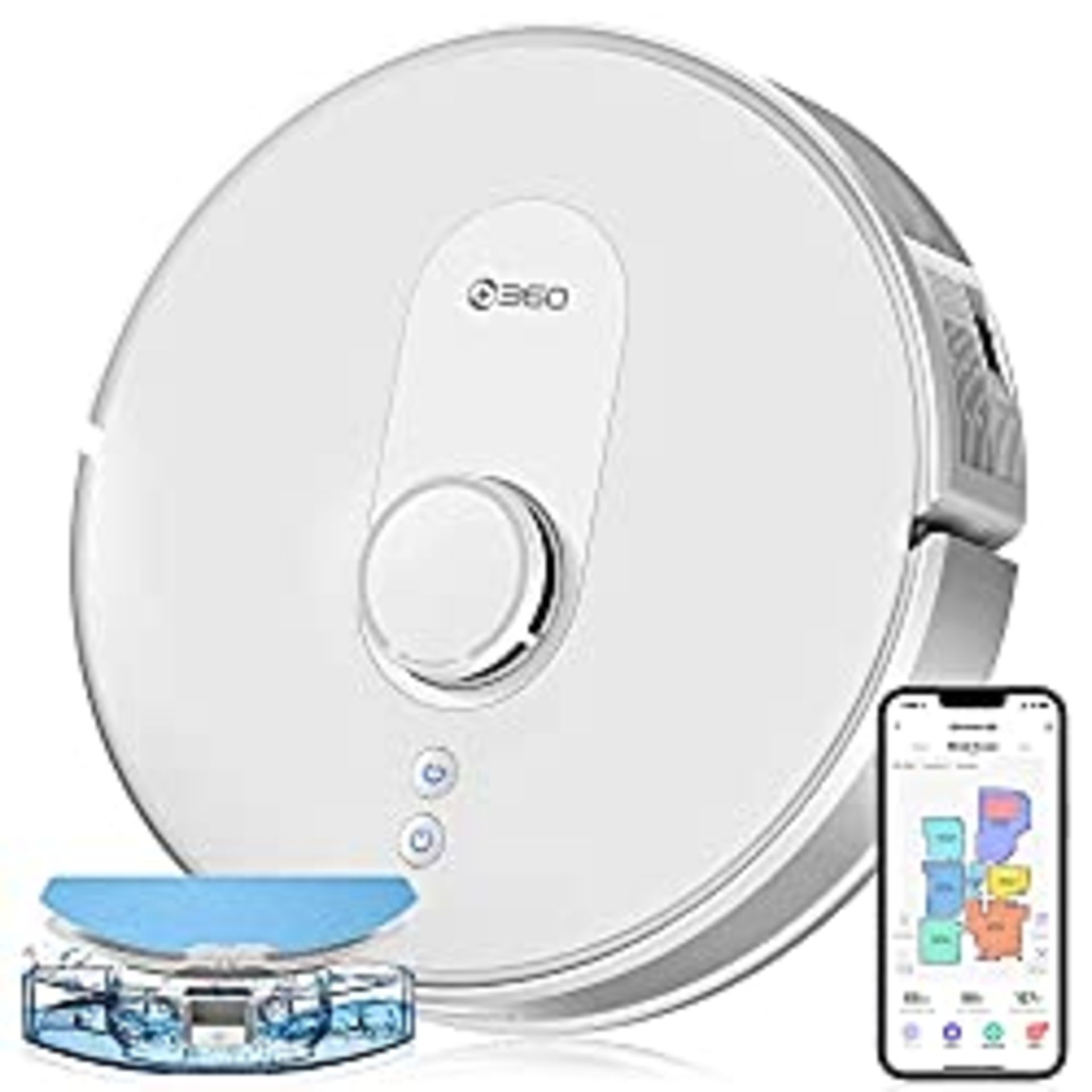RRP £334.99 360 S8 Robot Vacuum Cleaner with Mop