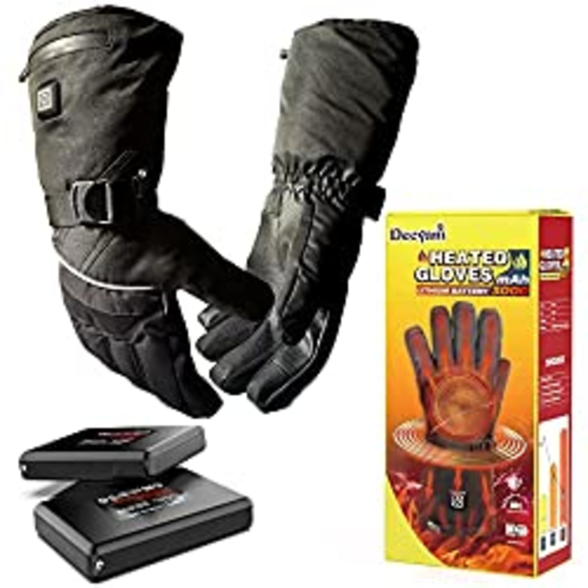 RRP £52.47 Decyam Heated Gloves Rechargeable Hand Warmers