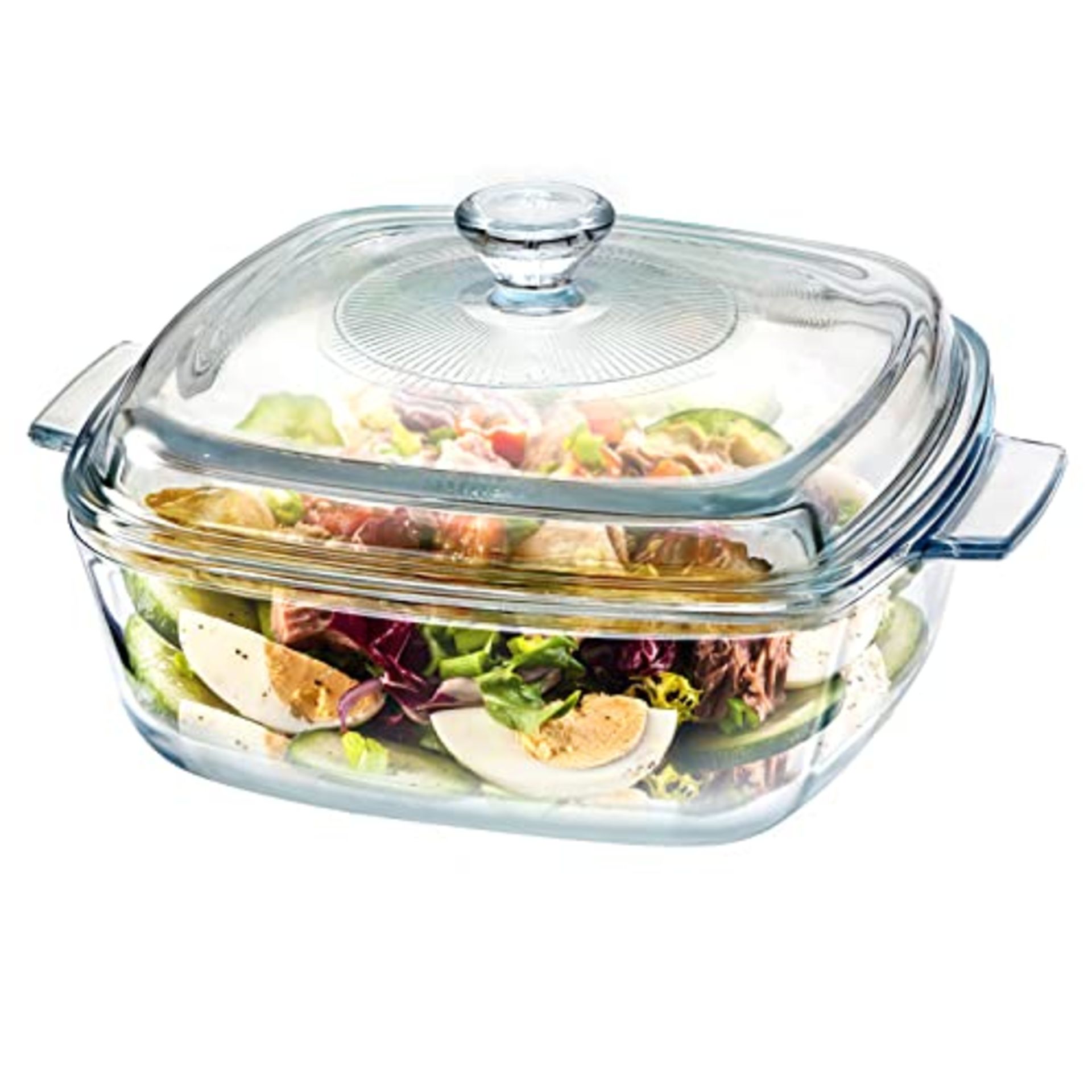 RRP £29.02 NUTRIUPS Square Casserole Dish with Lid Oven Safe Covered