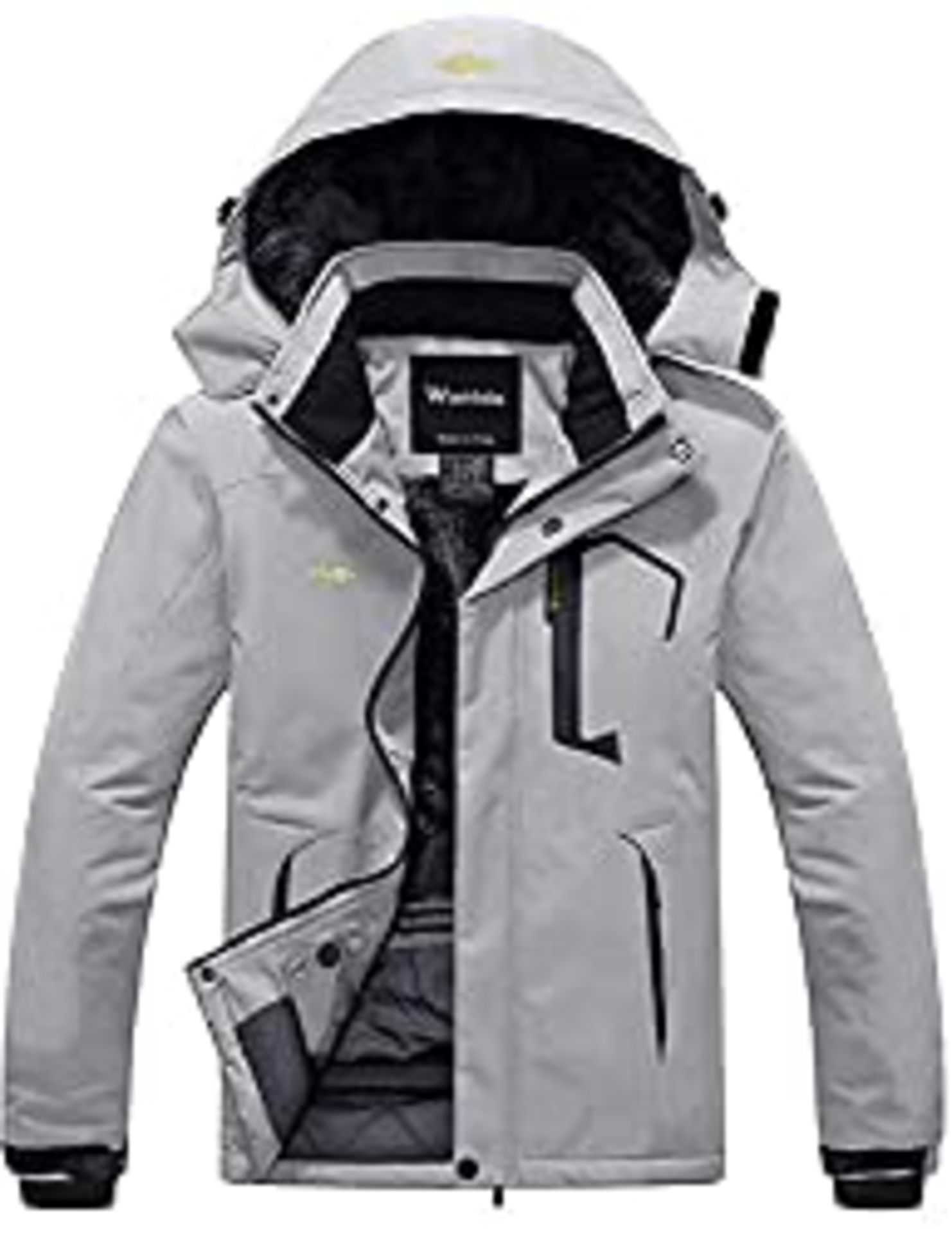 RRP £74.20 Wantdo Men's Warm Winter Jacket Mountain Ski Jacket