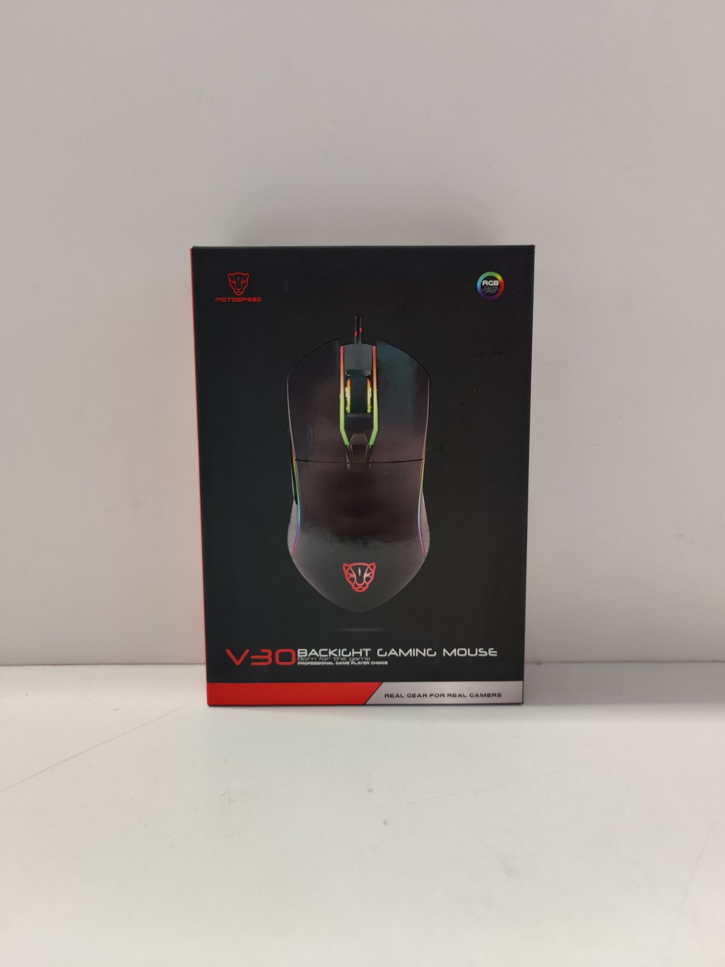 RRP £14.50 Motospeed USB Wired 3500DPI Gaming Mouse Support Macro Programming - Image 2 of 2