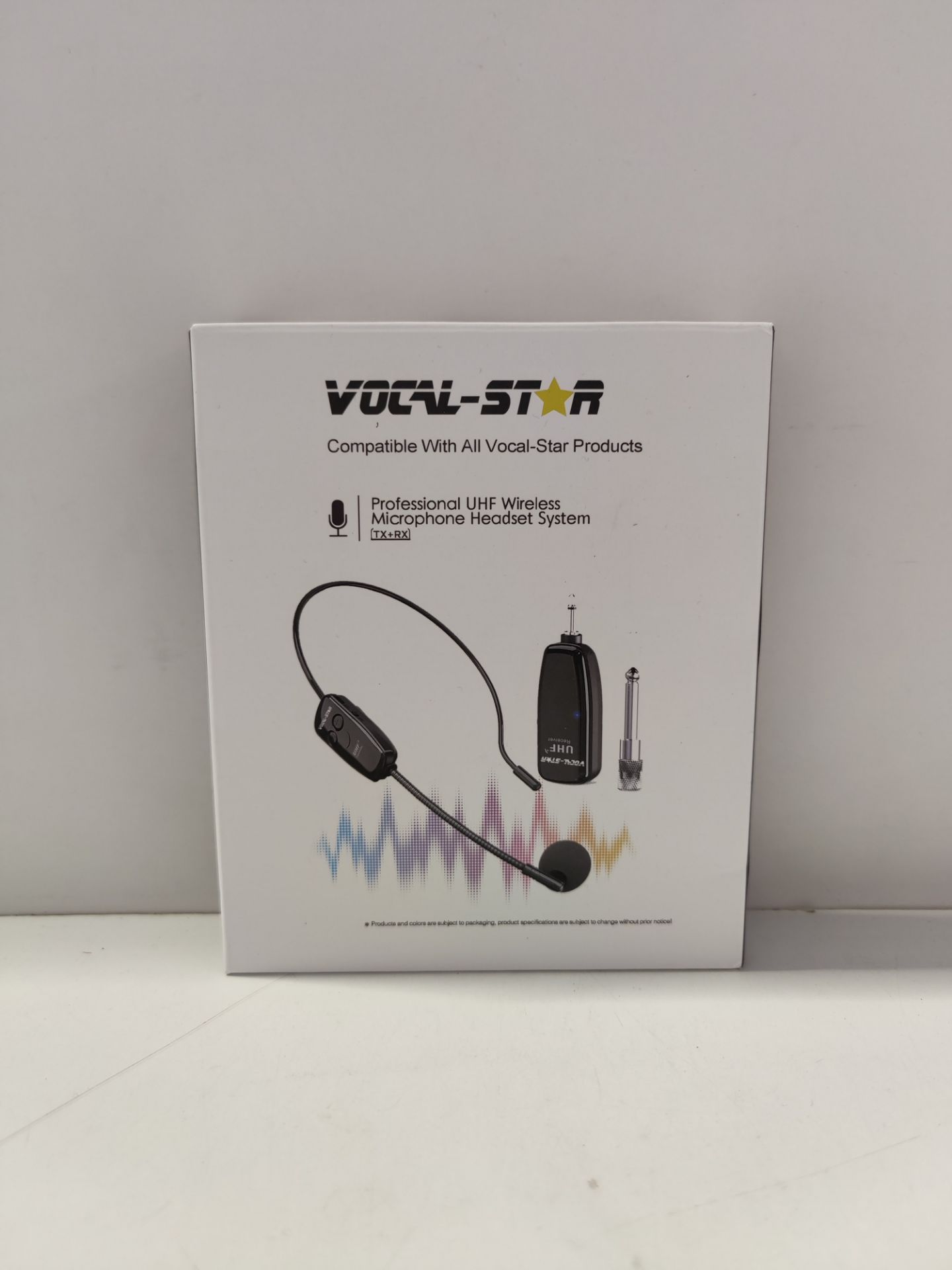 RRP £49.99 Vocal-Star Professional UHF Wireless Microphone Total