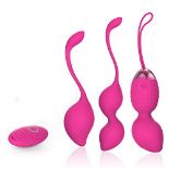 RRP £28.48 Kegel Remote Balls - Exercise Weights for Women