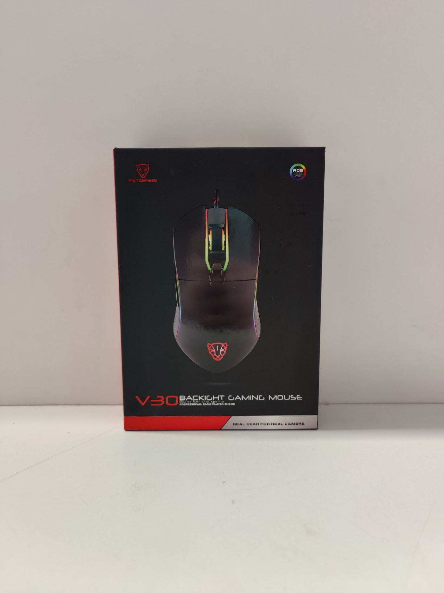 RRP £14.50 Motospeed USB Wired 3500DPI Gaming Mouse Support Macro Programming - Image 2 of 2