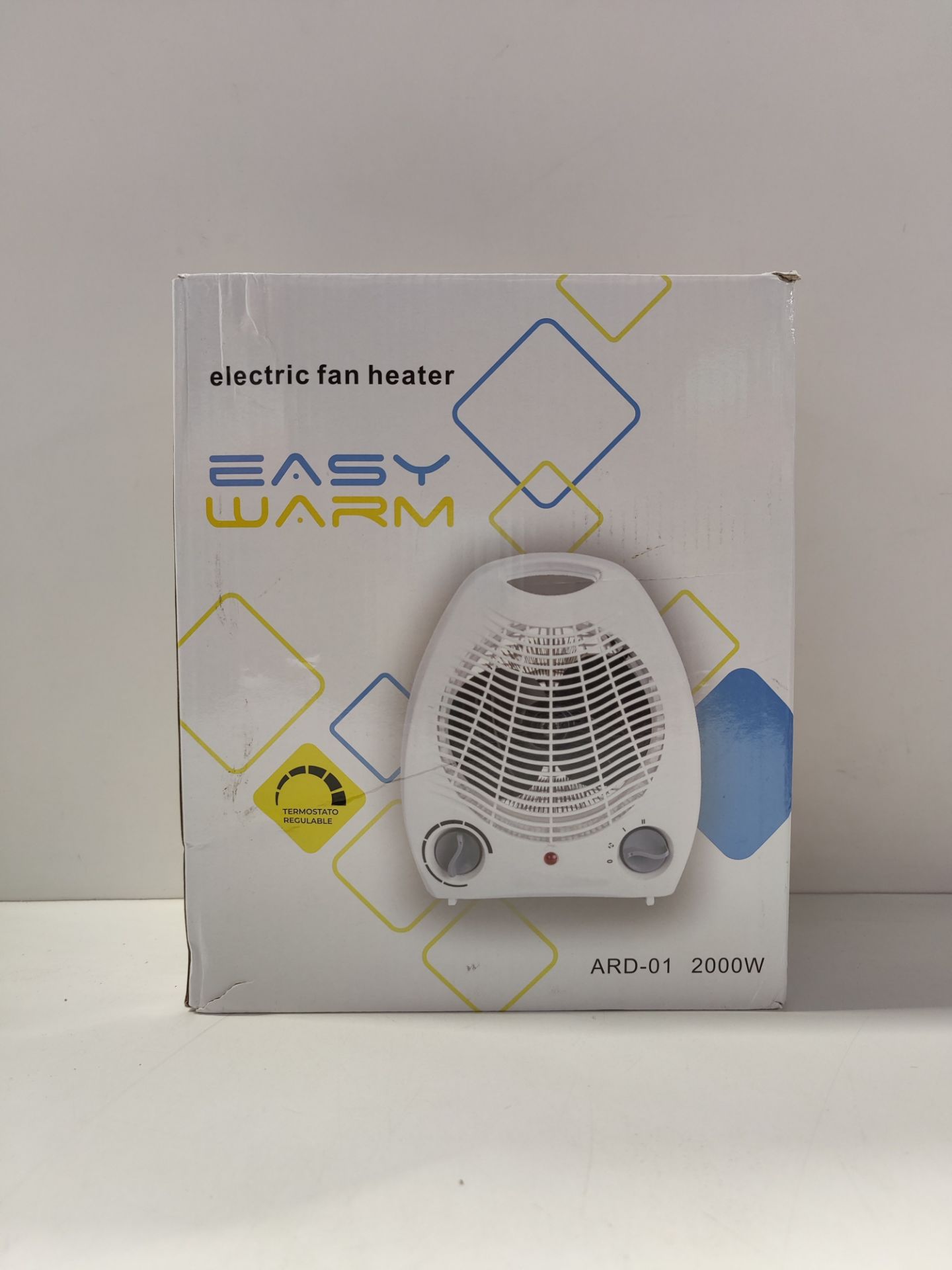 RRP £24.99 Easy Warm Electric Fan Heater