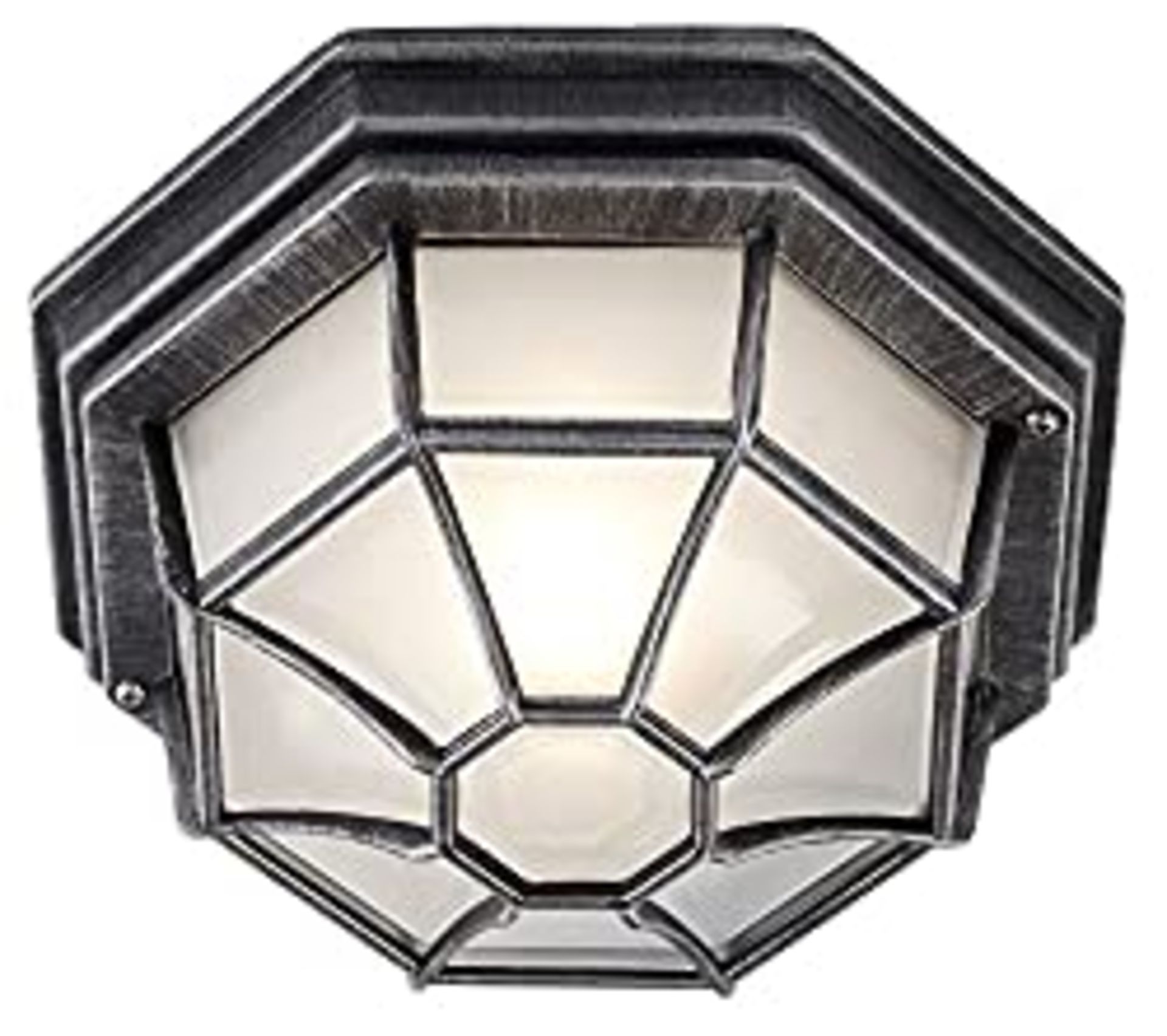 RRP £36.29 Haysom Interiors Hexagonal Flush Ceiling Porch Light