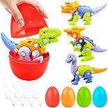 RRP £12.27 K KUMEED Childrens Dinosaur Toy Easter Eggs Four Sets