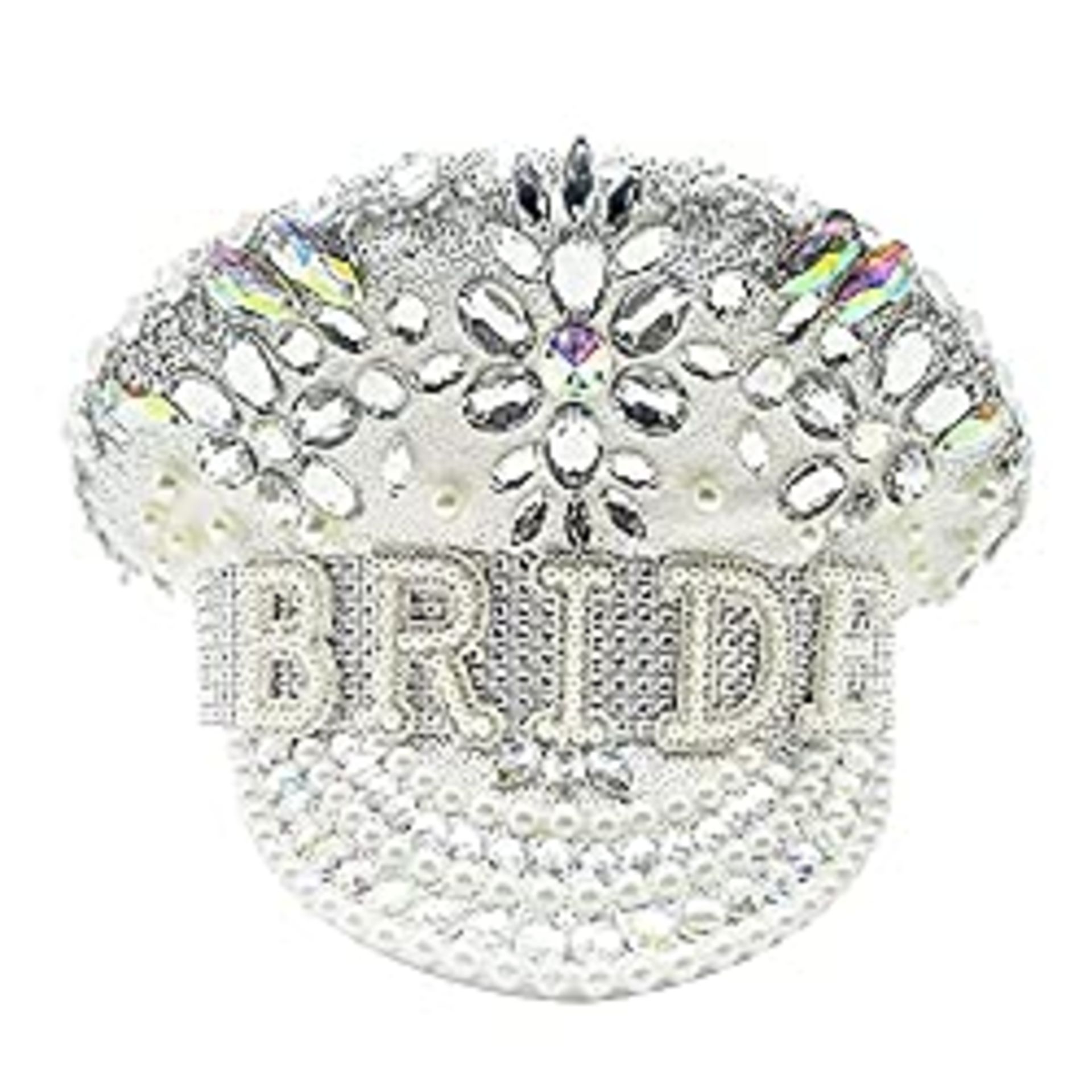 RRP £46.89 JEKUGOT Silver Bride Hat