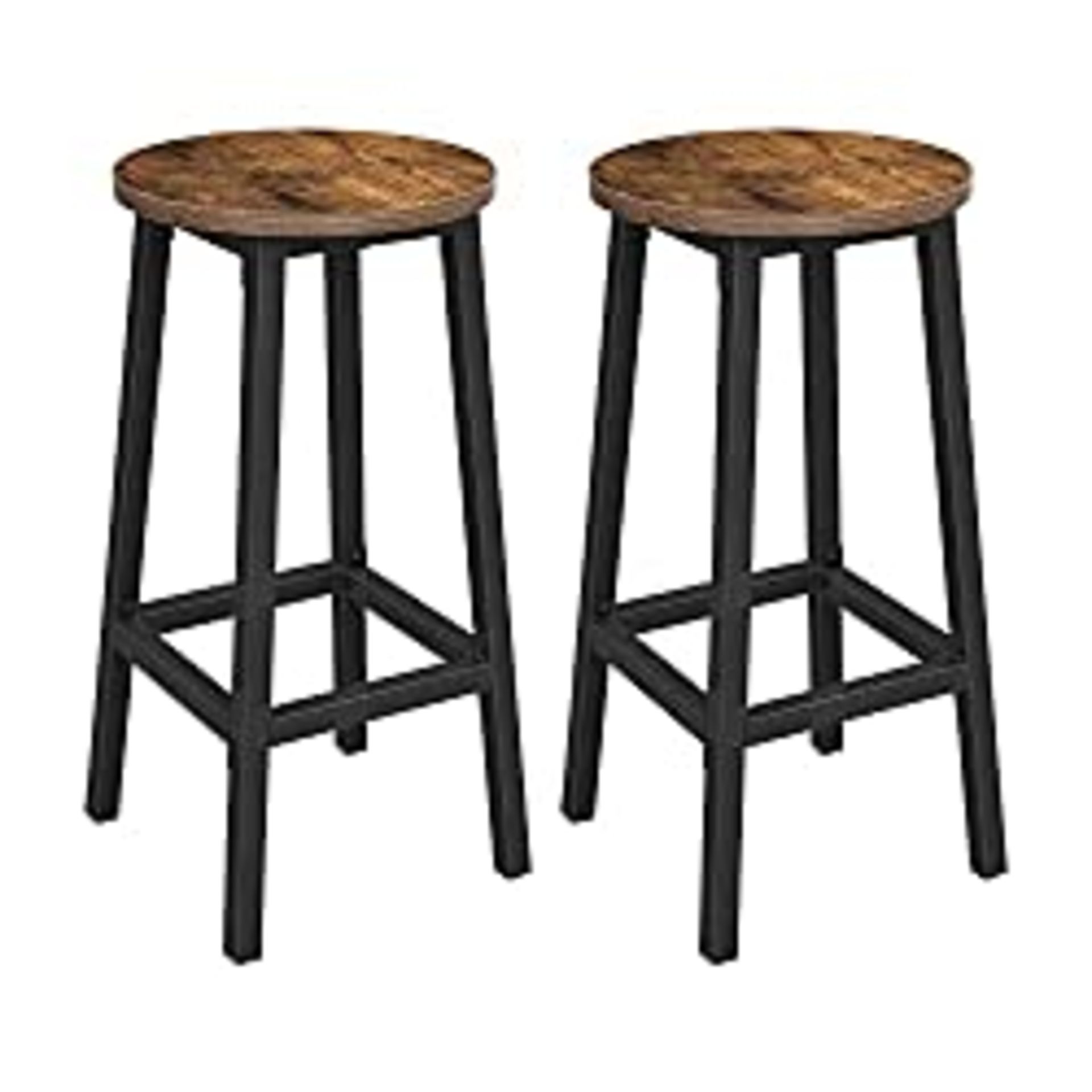 RRP £66.26 VASAGLE Set of 2 Bar Stools