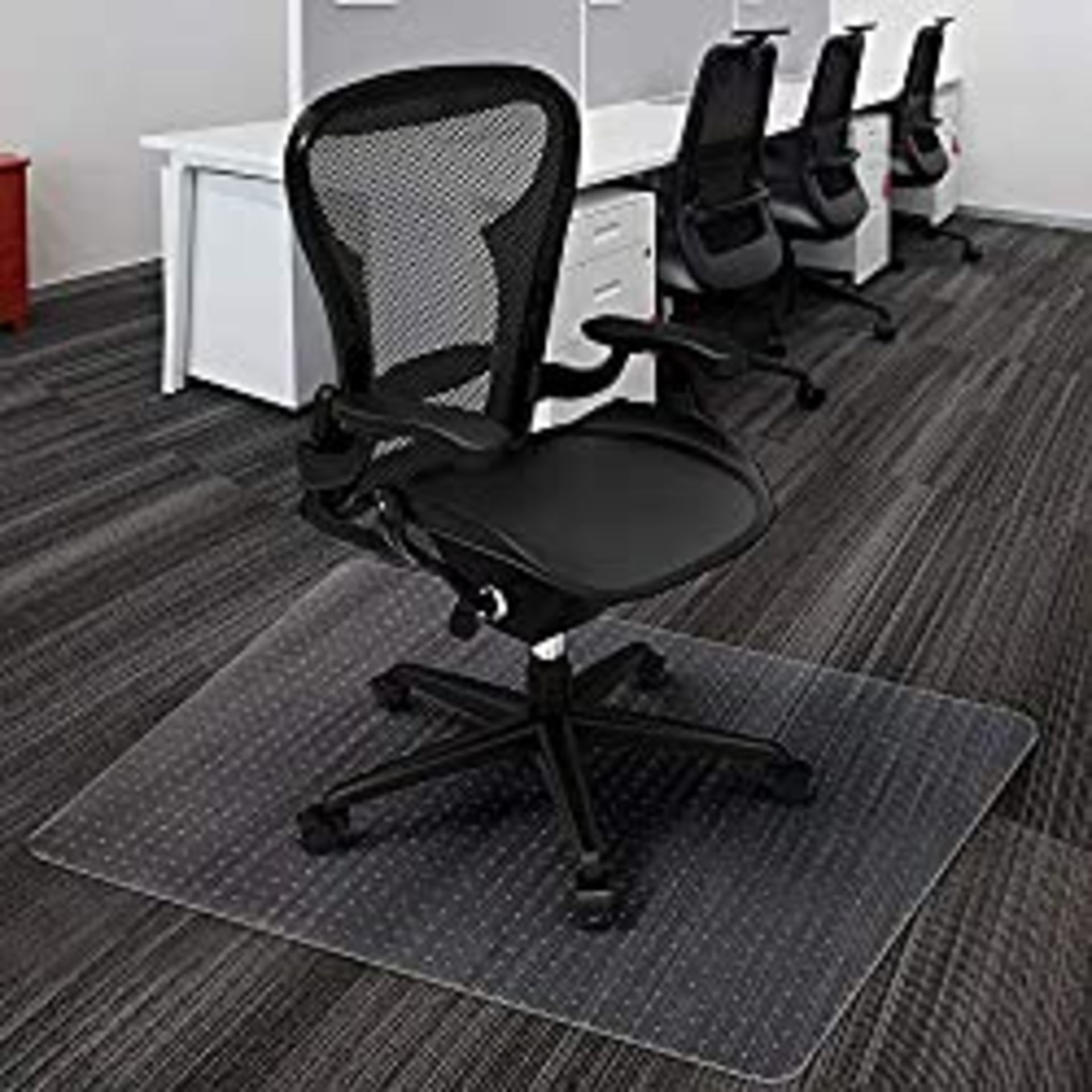 RRP £32.37 Azadx Clear Chair Mat for Low/No Pile Carpeted Floor