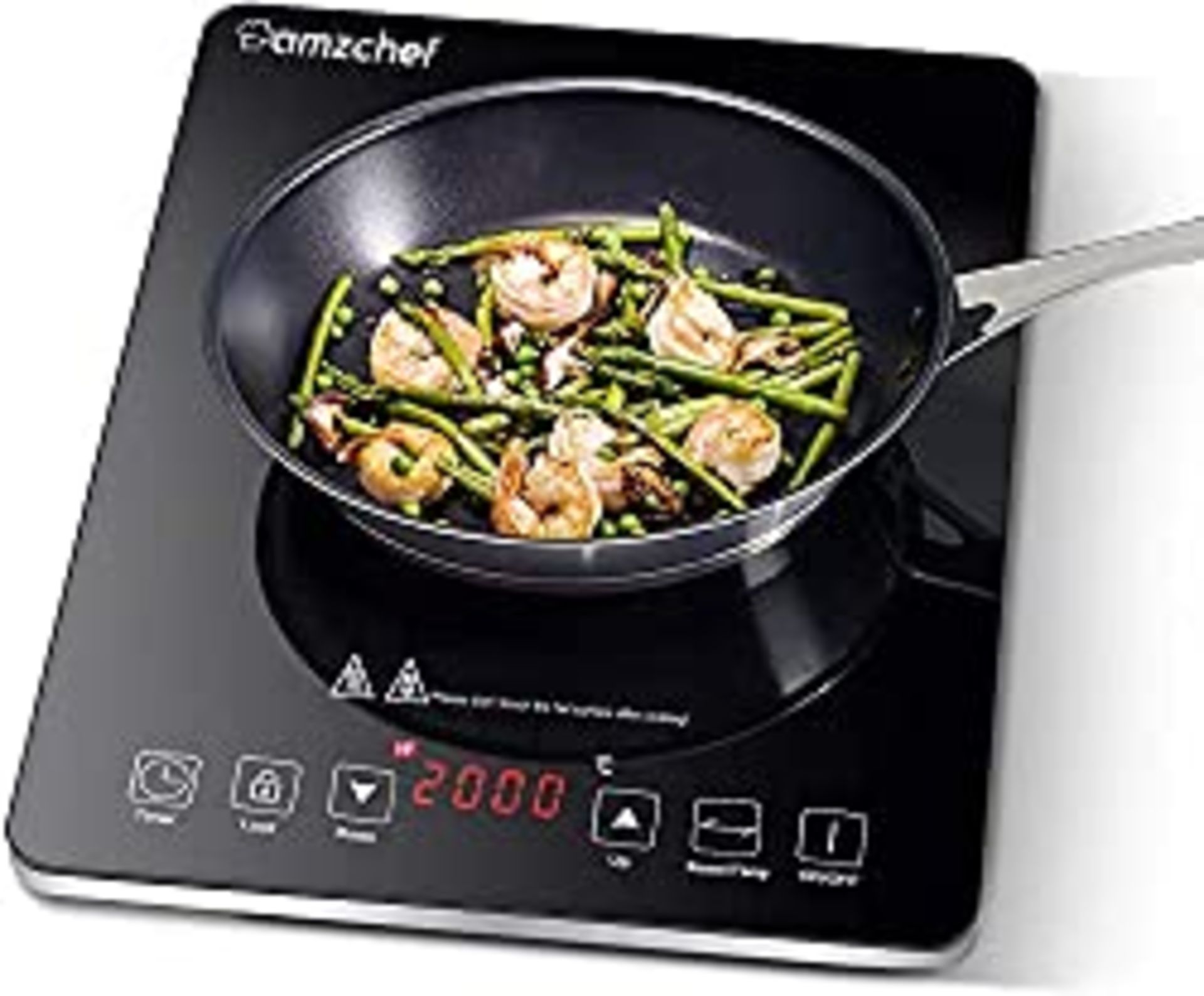 RRP £66.99 AMZCHEF Single Induction Cooker
