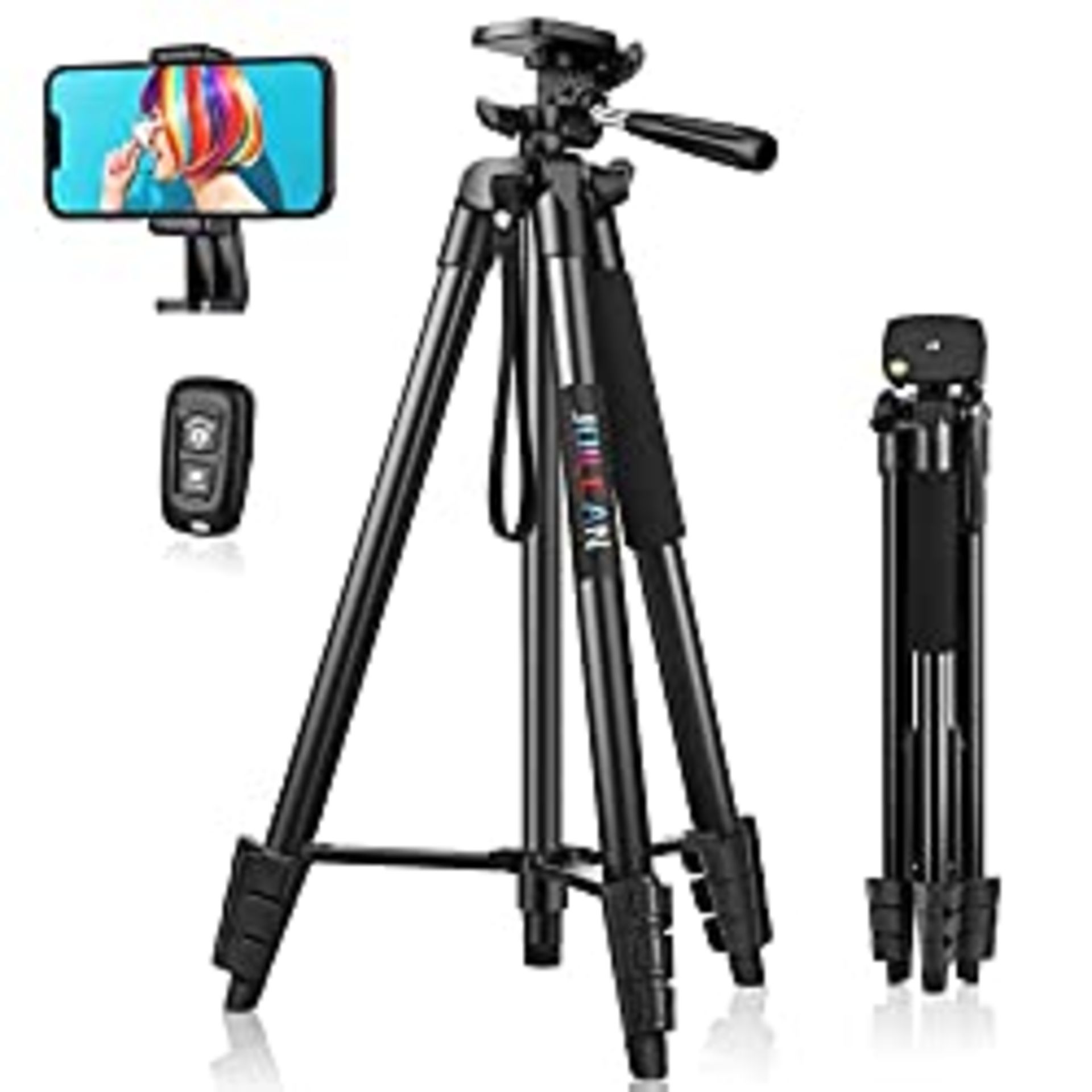 RRP £20.68 JOILCAN Phone Tripod for iPhone 63inch/161cm