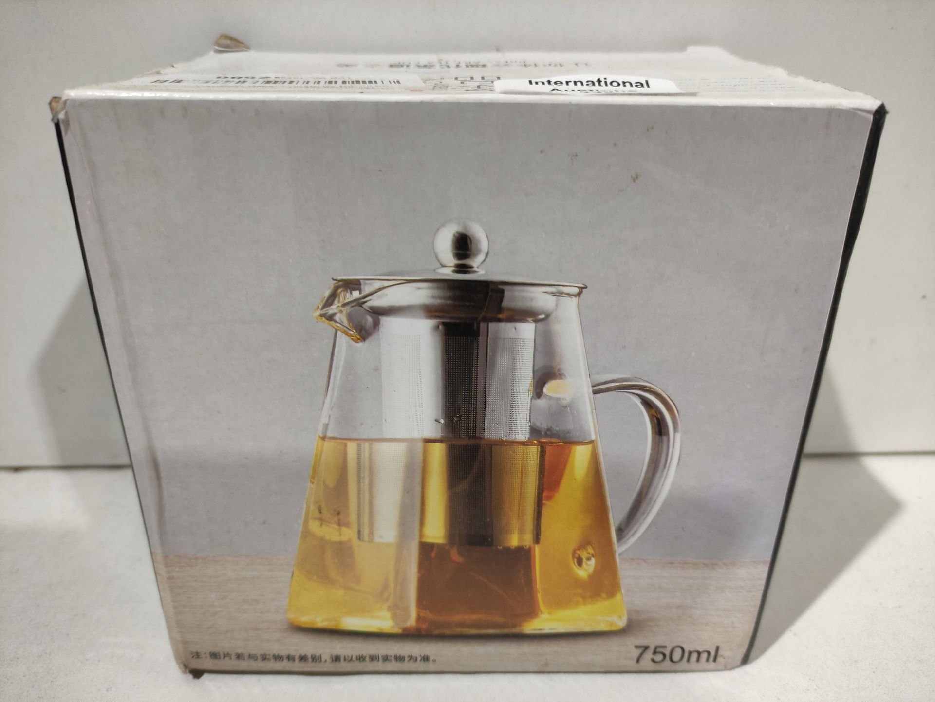 RRP £15.61 Glass Teapot 750 ml Teapot for One with Heat Resistant - Image 2 of 2