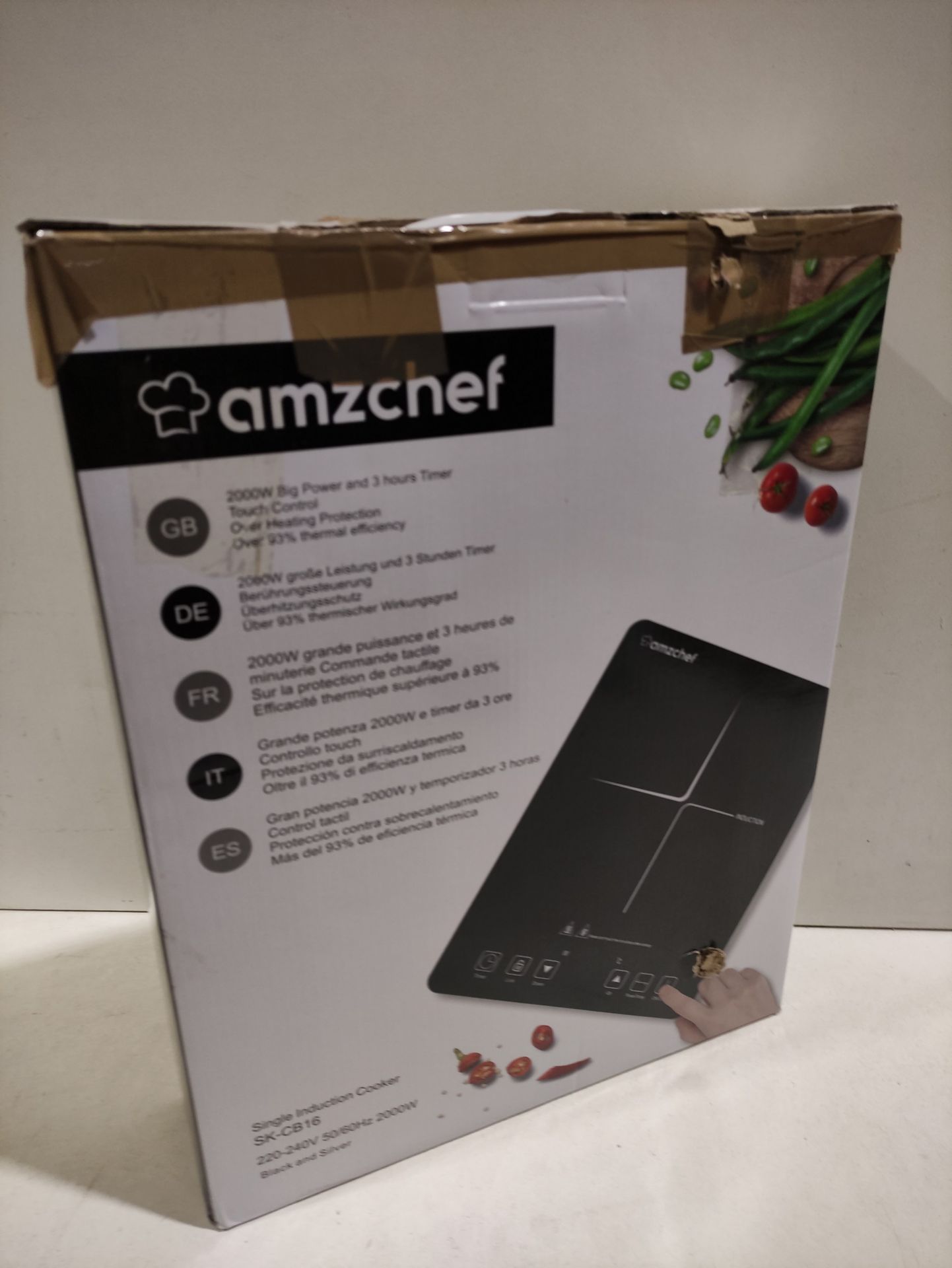 RRP £66.99 AMZCHEF Single Induction Cooker - Image 2 of 2