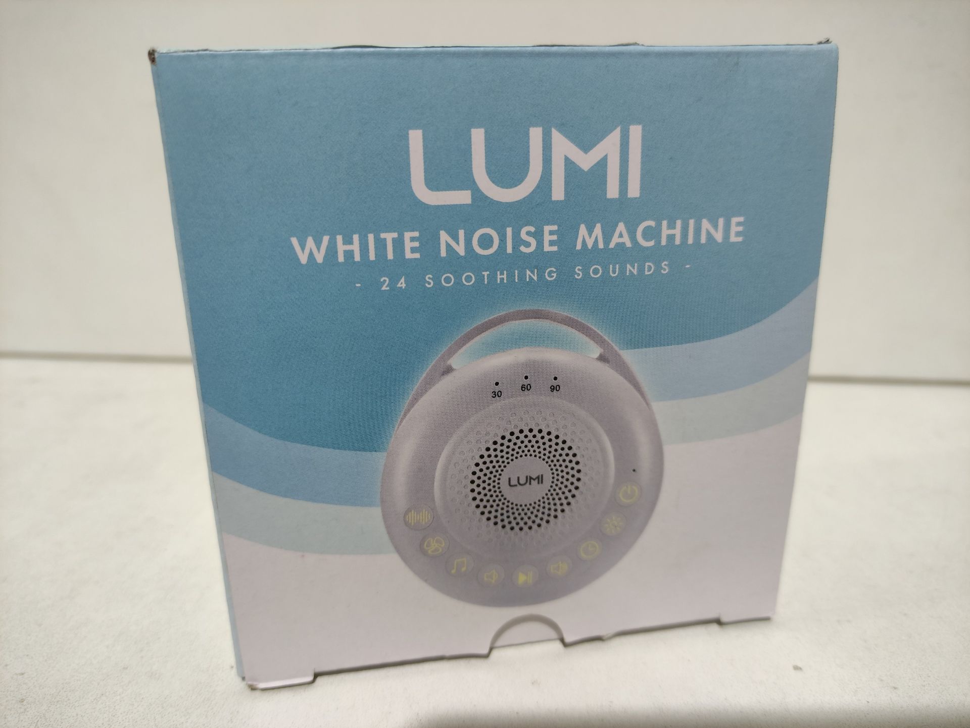 RRP £29.02 BRAND NEW STOCK LUMI | Portable White Noise Machine | Baby Sleep Aid - Image 2 of 2