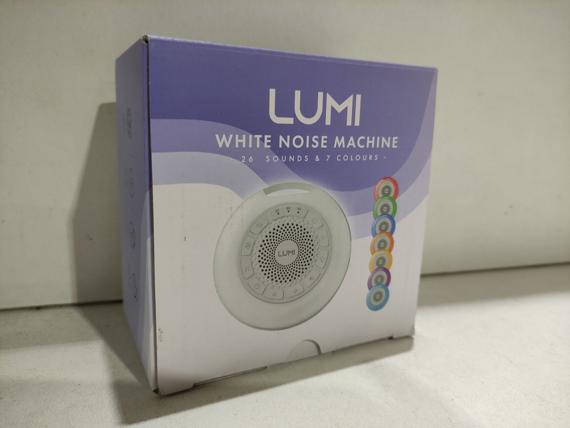 RRP £31.25 LUMI | Portable White Noise Machine Baby | 26 Sleep - Image 2 of 2