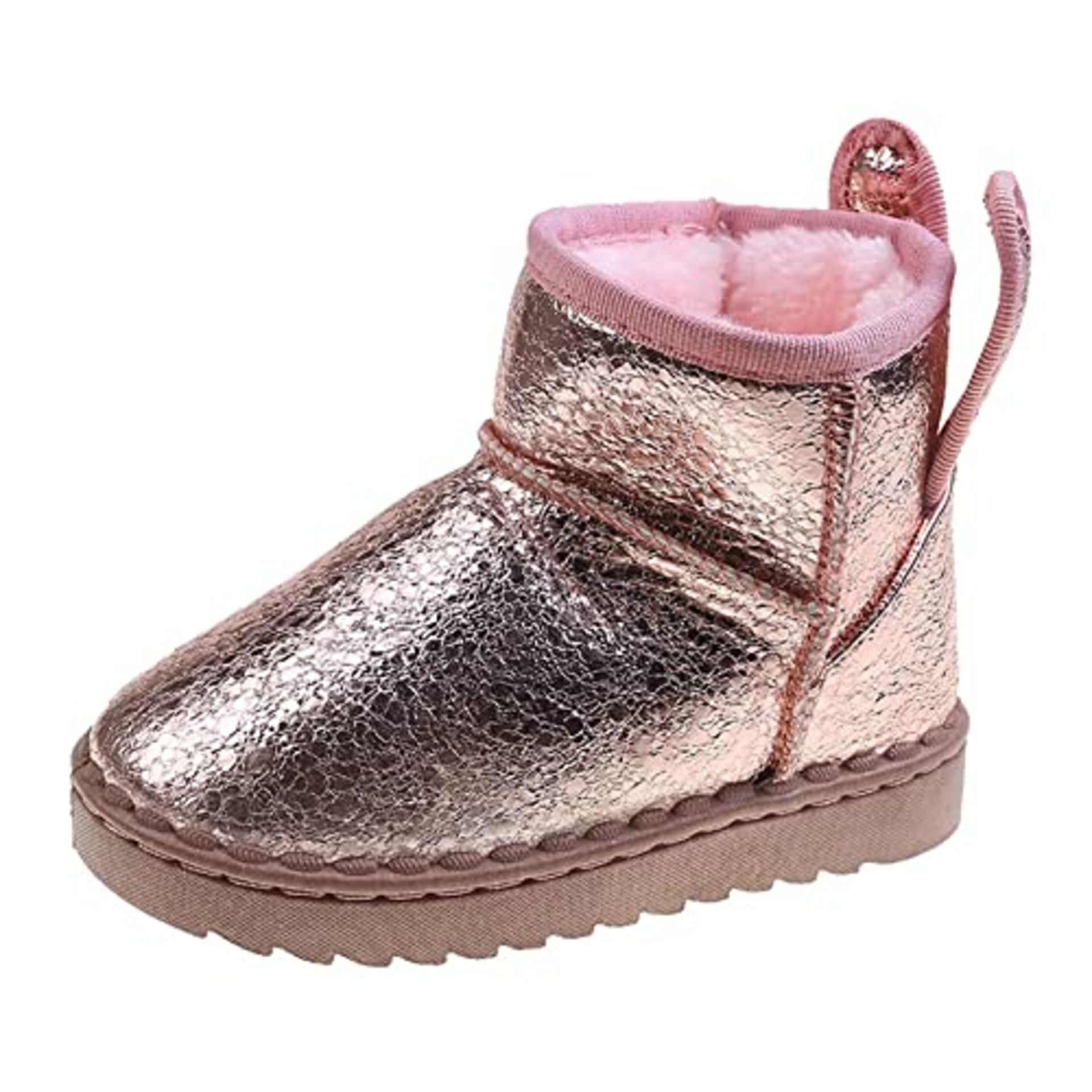 RRP £24.55 Girls Boots Little Girls Ankle Snow Booties Winter