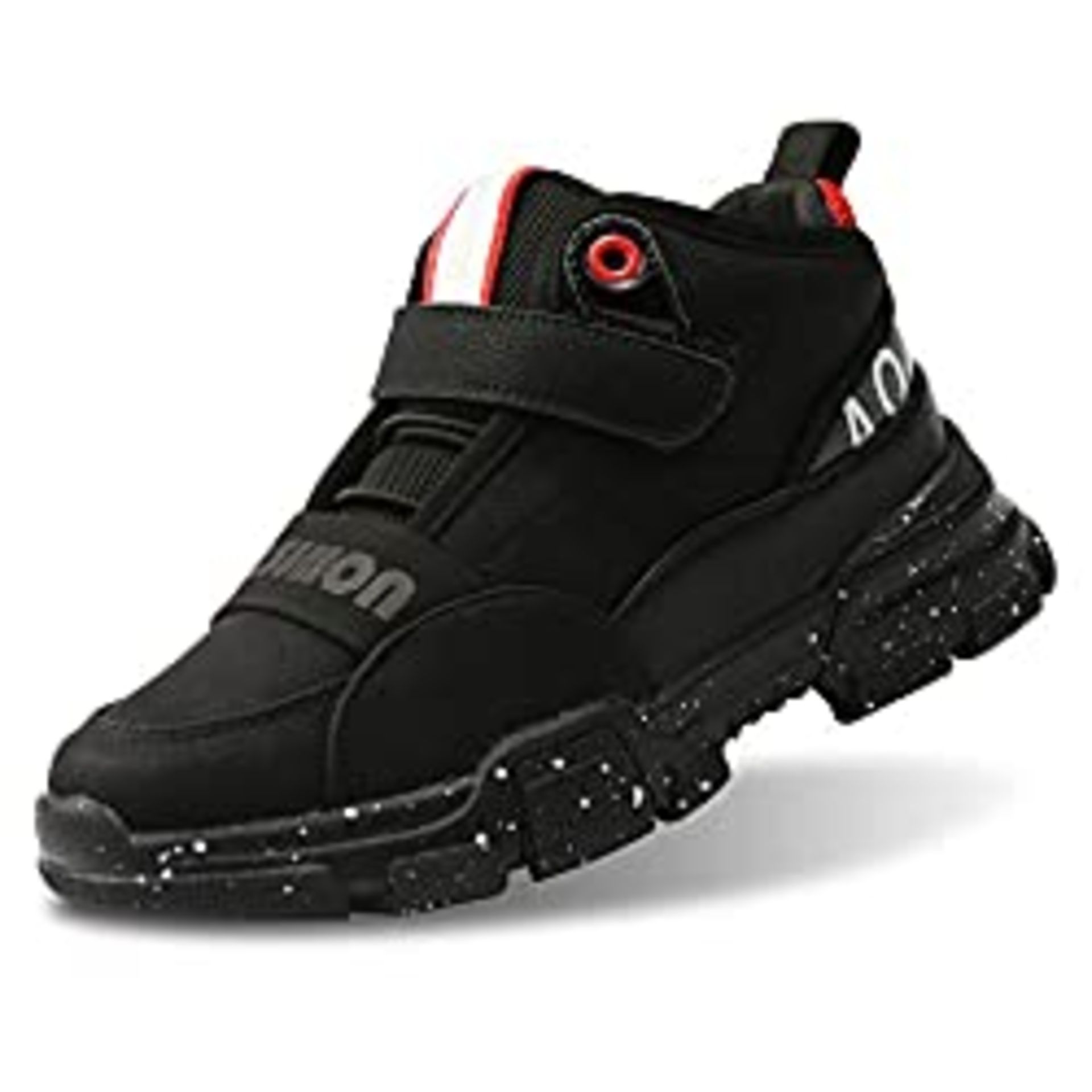 RRP £22.32 Apawwa Boys Trainers Black Boys Shoes Fashion Hook