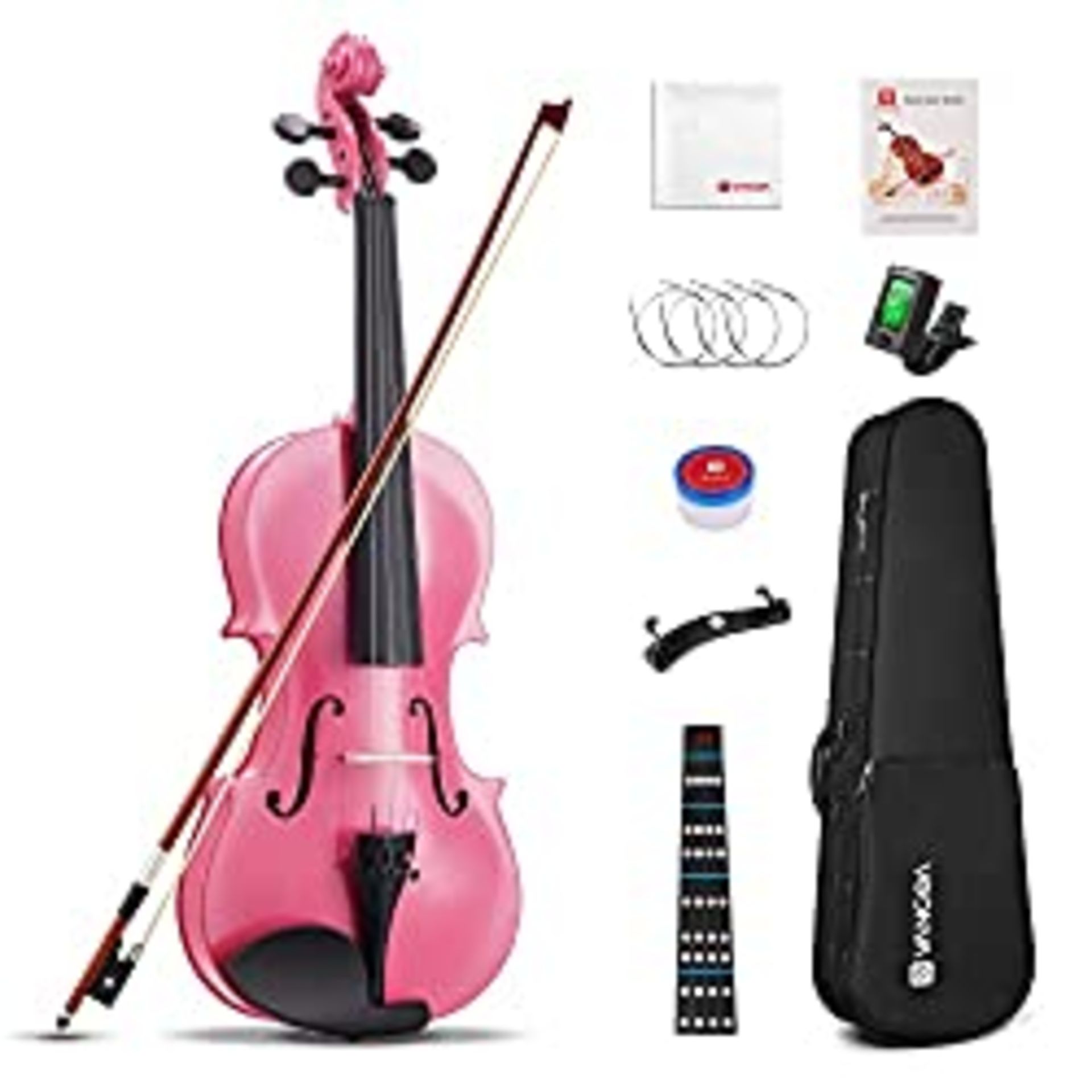 RRP £97.02 Vangoa 3/4 Violin Beginner Acoustic Violin Fiddle Starter