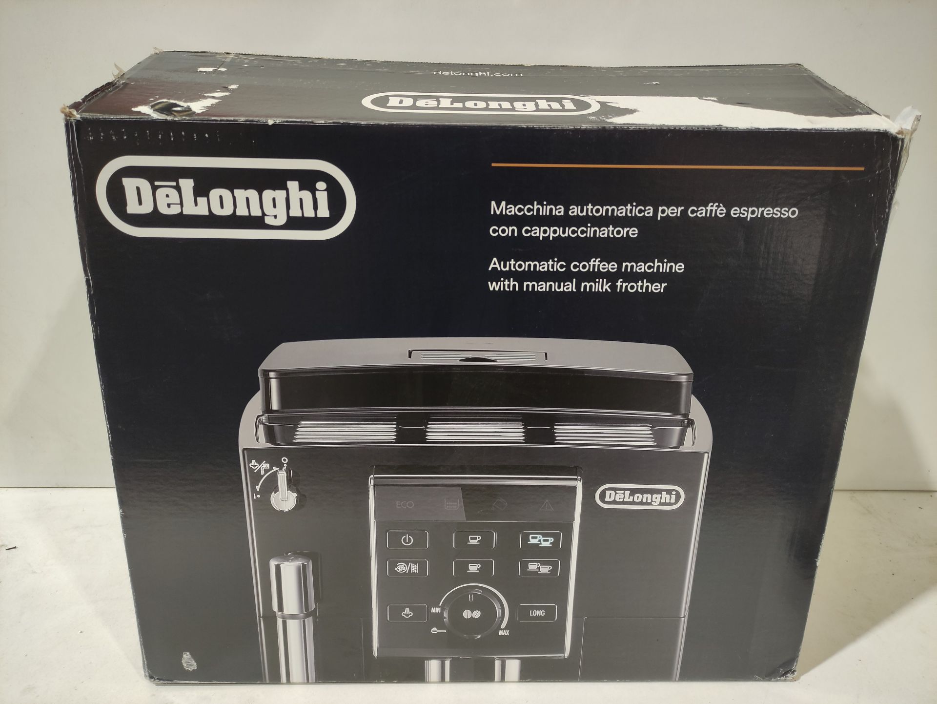 RRP £361.80 De'Longhi ECAM13.123.B Bean to Cup Cappuccino Coffee Machine Black - Image 2 of 2