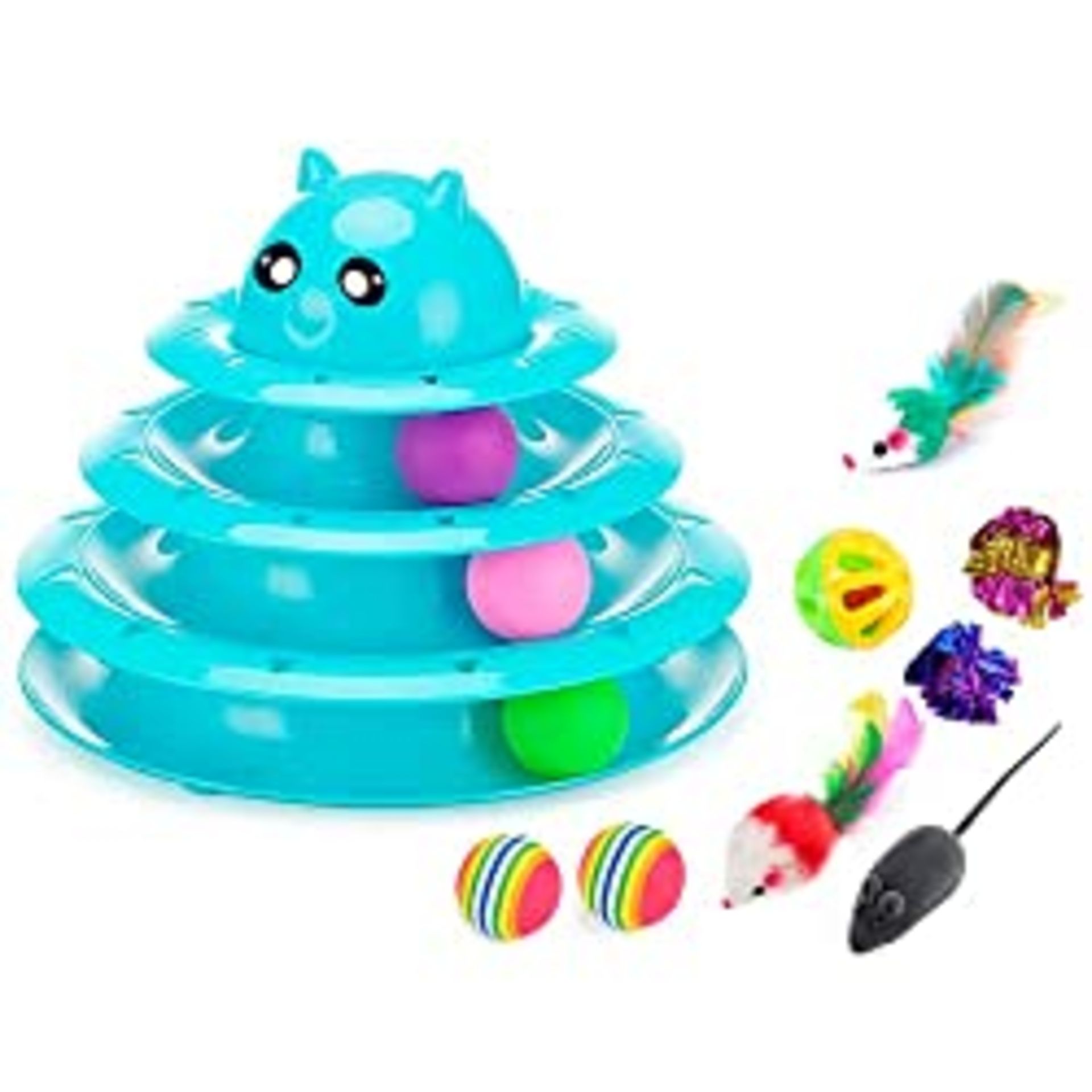 RRP £12.27 BRAND NEW STOCK Cat Toys For Cats For Indoor Cats Interactive Adult