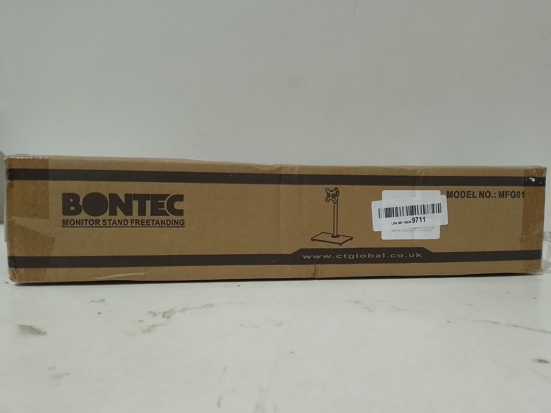 RRP £24.60 BONTEC Single Arm Monitor Stand for 13-32 Inch Screens - Image 2 of 2