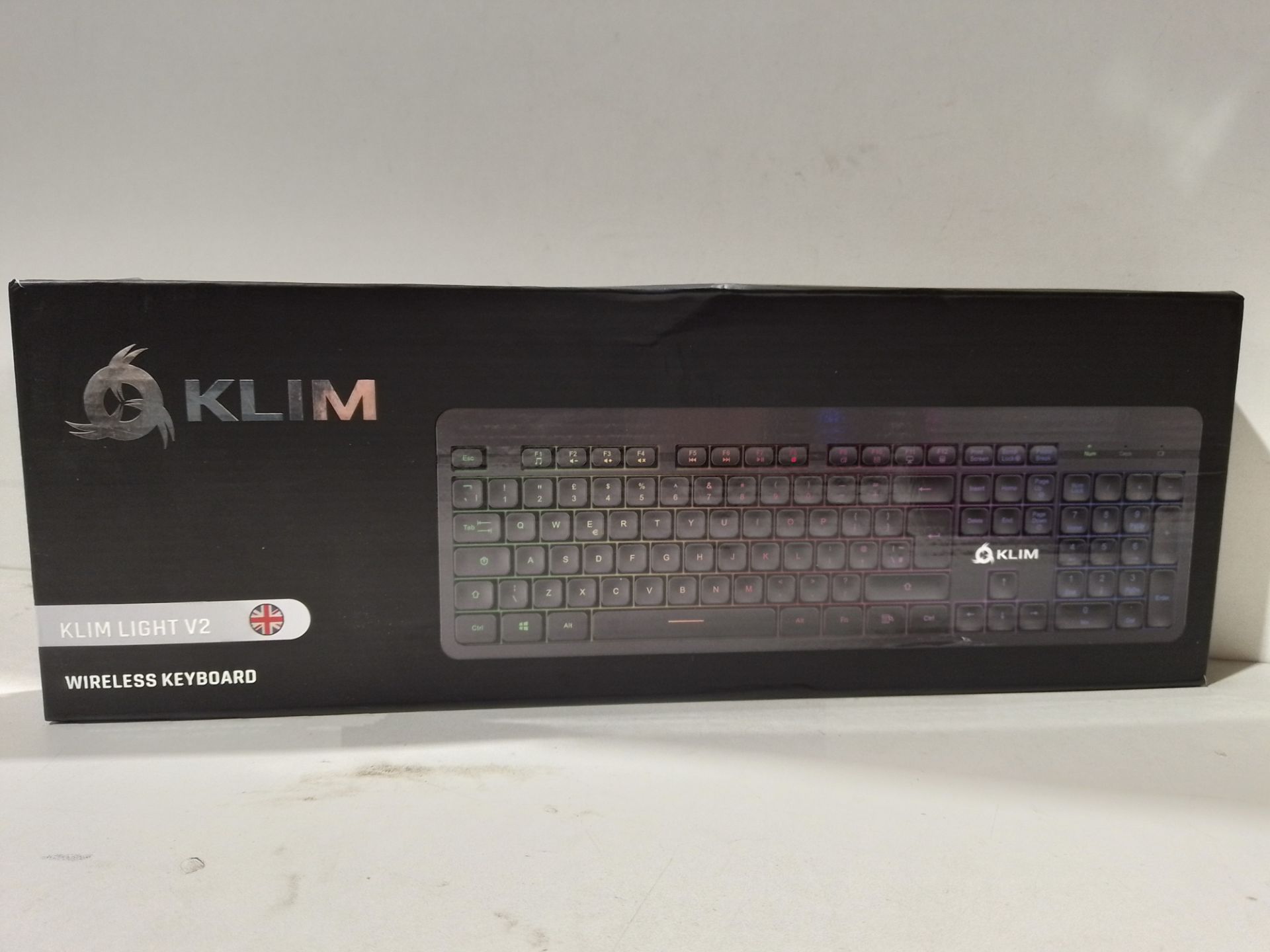 RRP £33.46 KLIM Light V2 Wireless Keyboard + Slim - Image 2 of 2