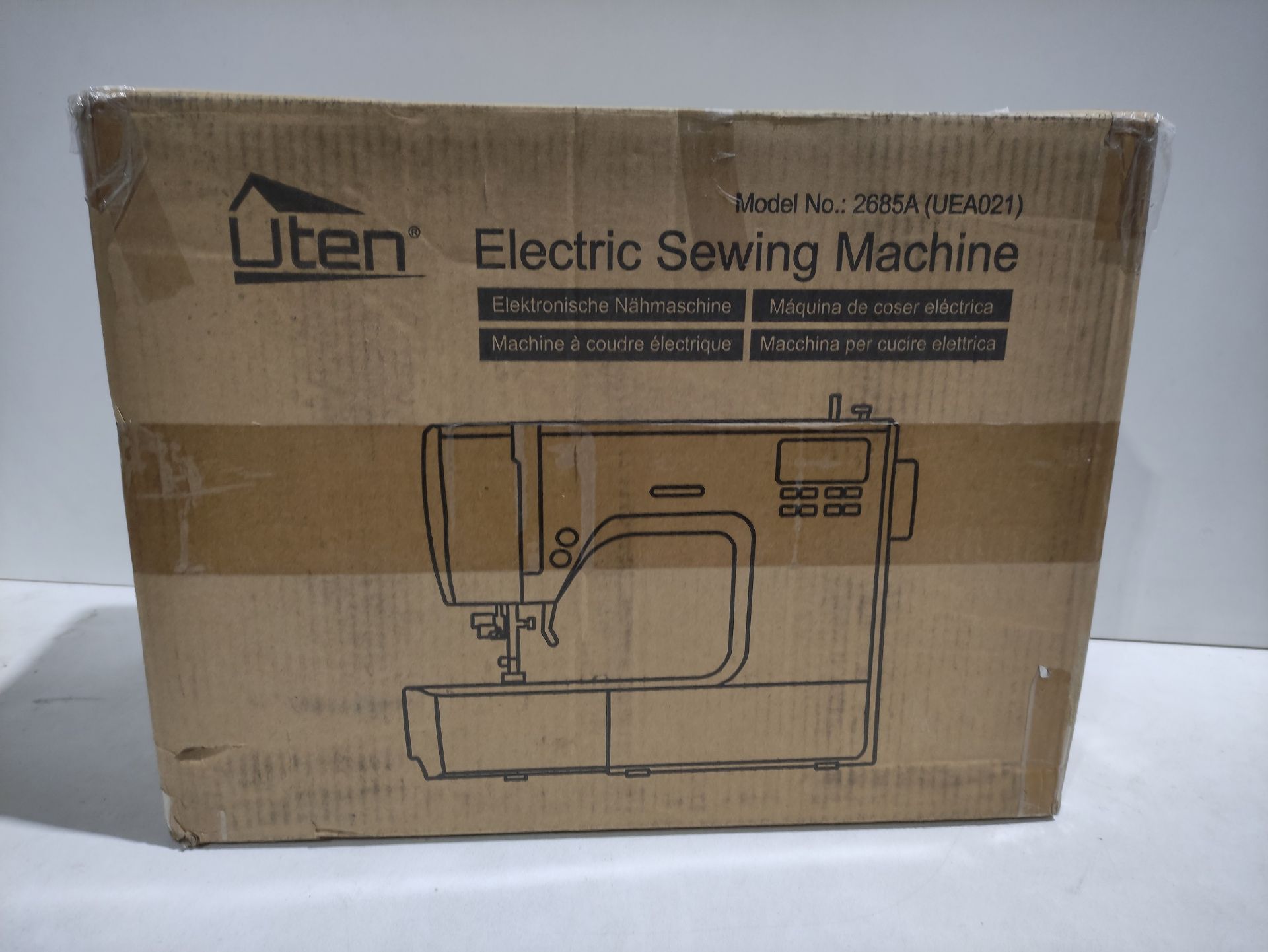 RRP £245.65 Uten Computerized Sewing Machine Portable Electronic - Image 2 of 2