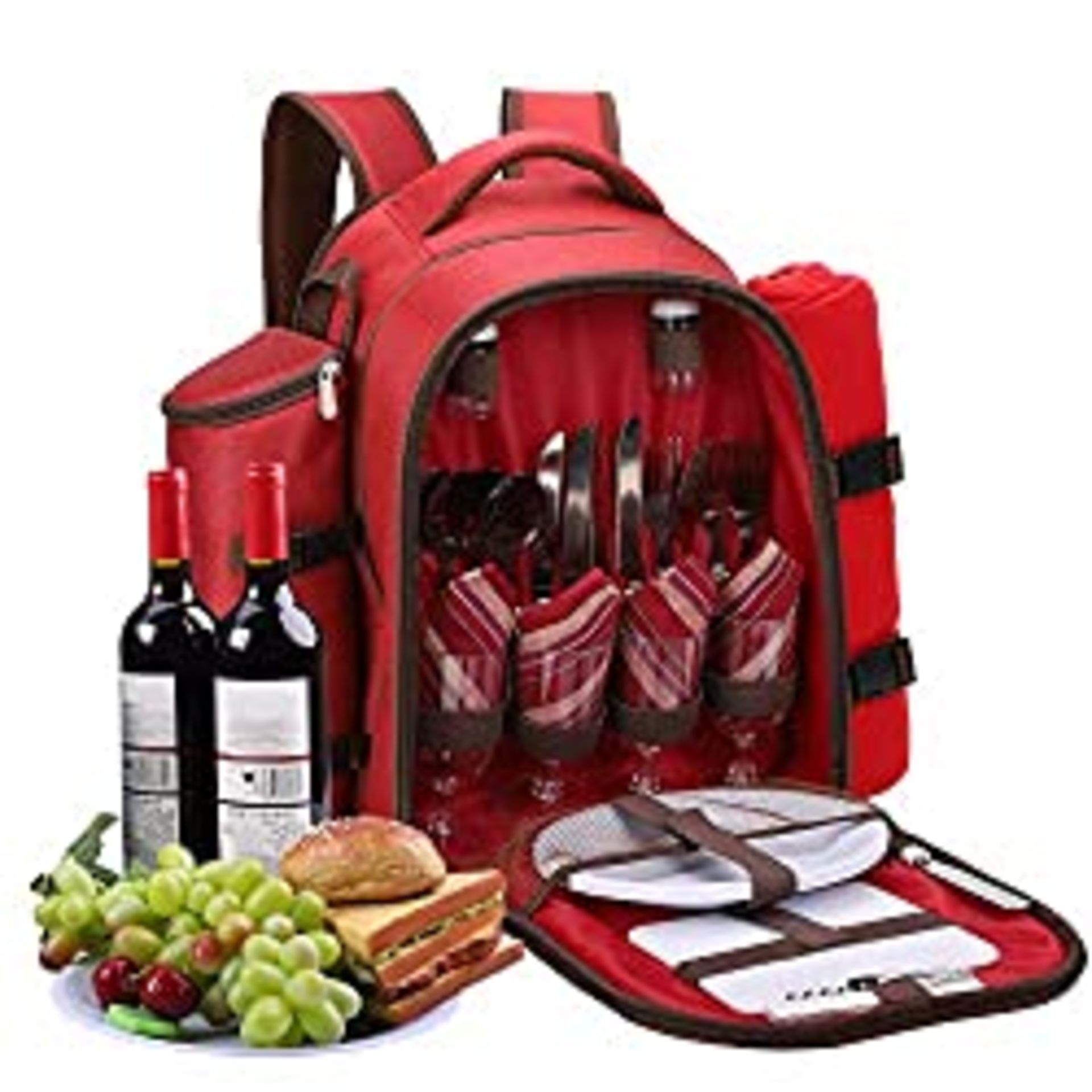 RRP £49.62 BRAND NEW STOCK apollo walker 4 Person Picnic Backpack Hamper Cooler