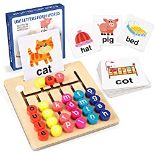 RRP £18.97 Joyreal Wooden Maze Matching Letter Spelling Game