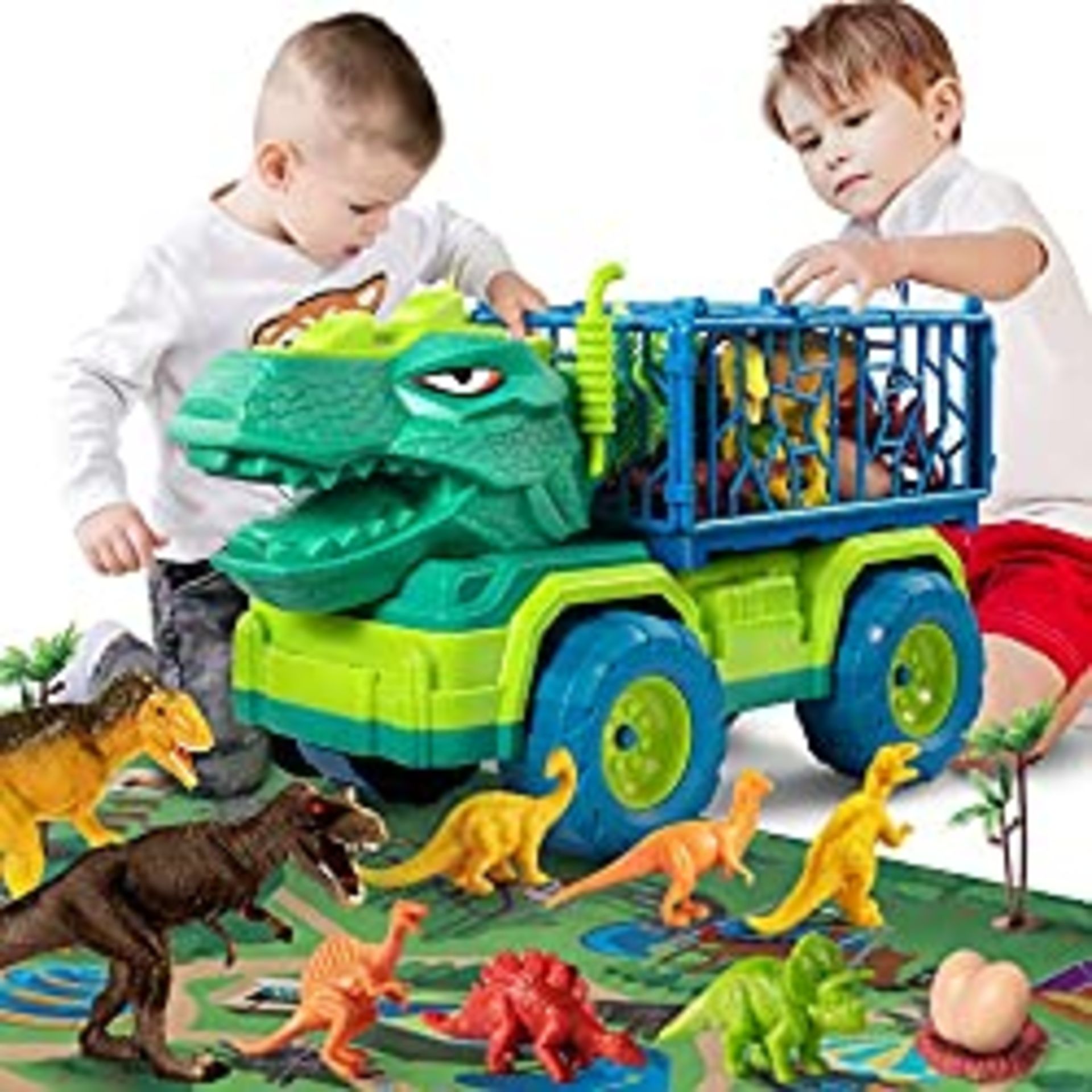 RRP £33.49 TEMI Dinosaur Truck Toy for Kids 3-5 Years Old