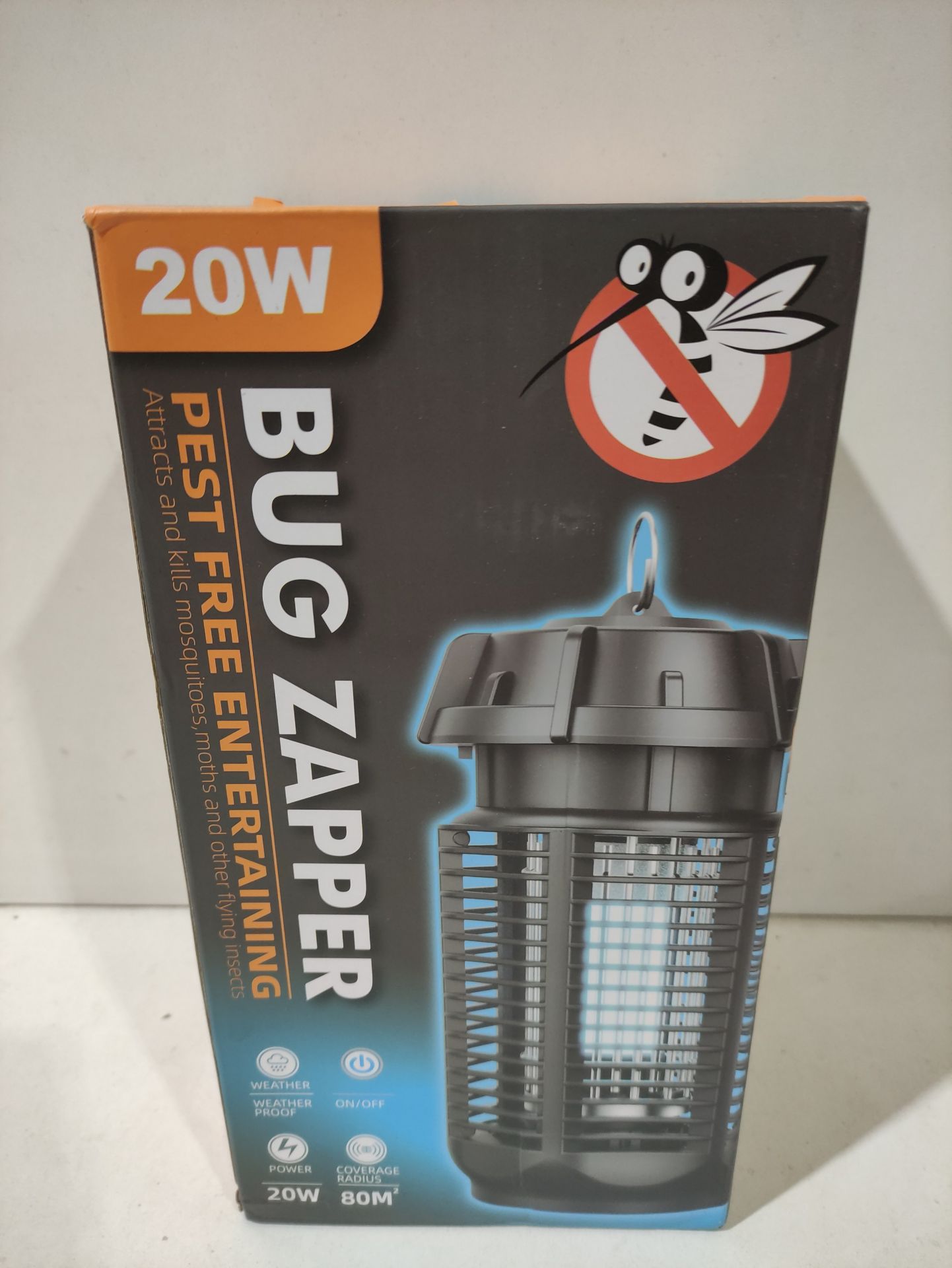 RRP £26.79 Mosquito Killer Lamp 20W UV Electric Fly Zapper Waterproof - Image 2 of 2