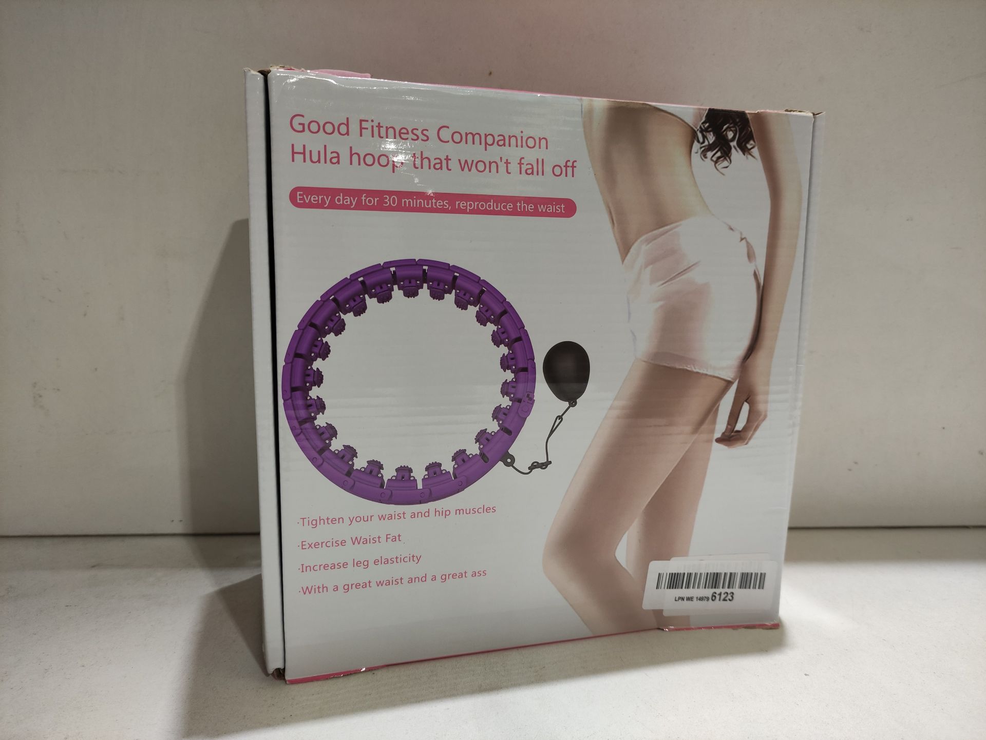 RRP £29.71 Weighted Hula Hoop for Adults - Image 2 of 2