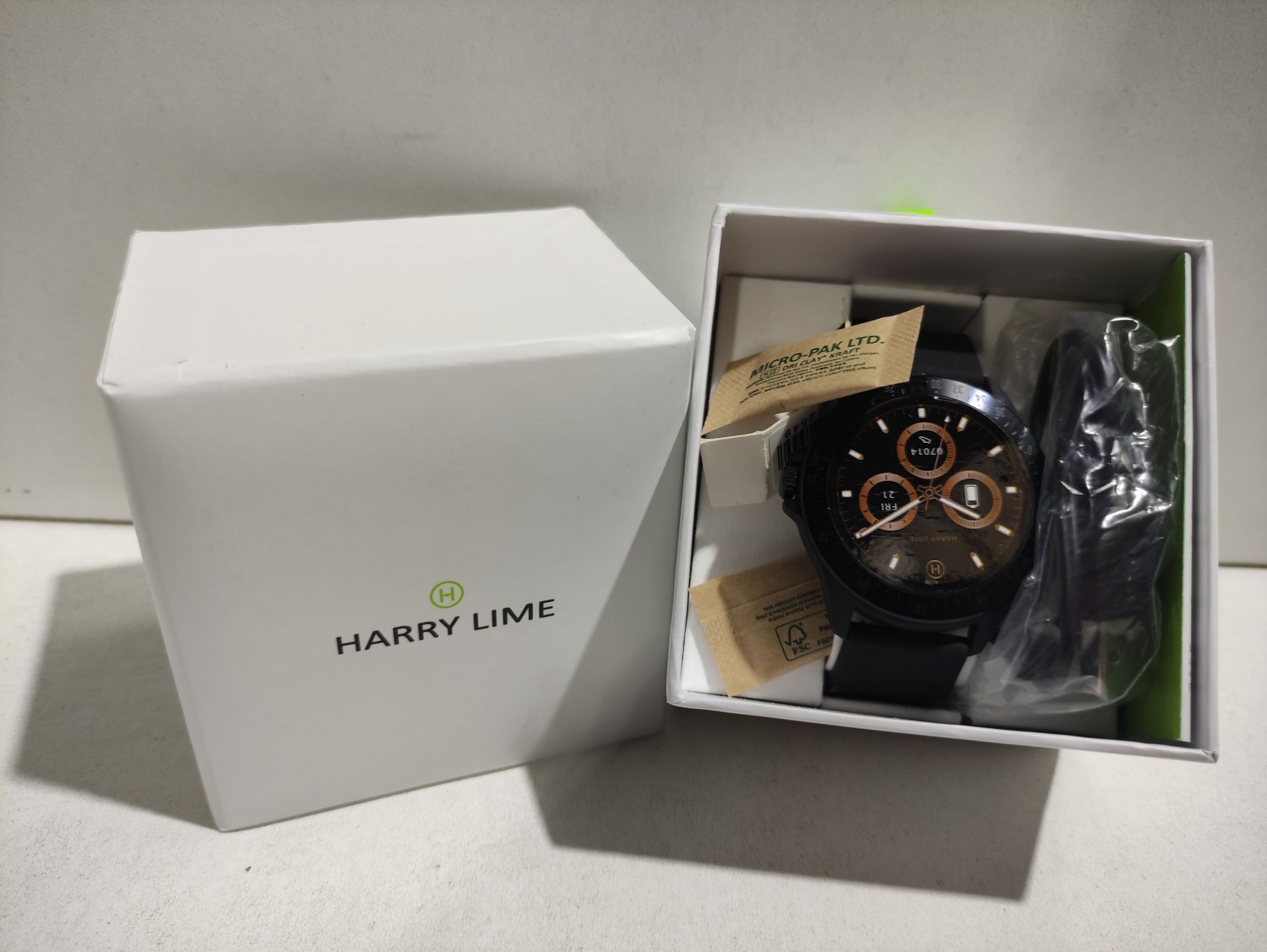 RRP £44.65 Harry Lime Smart Watch HA07-2002 - Image 2 of 2