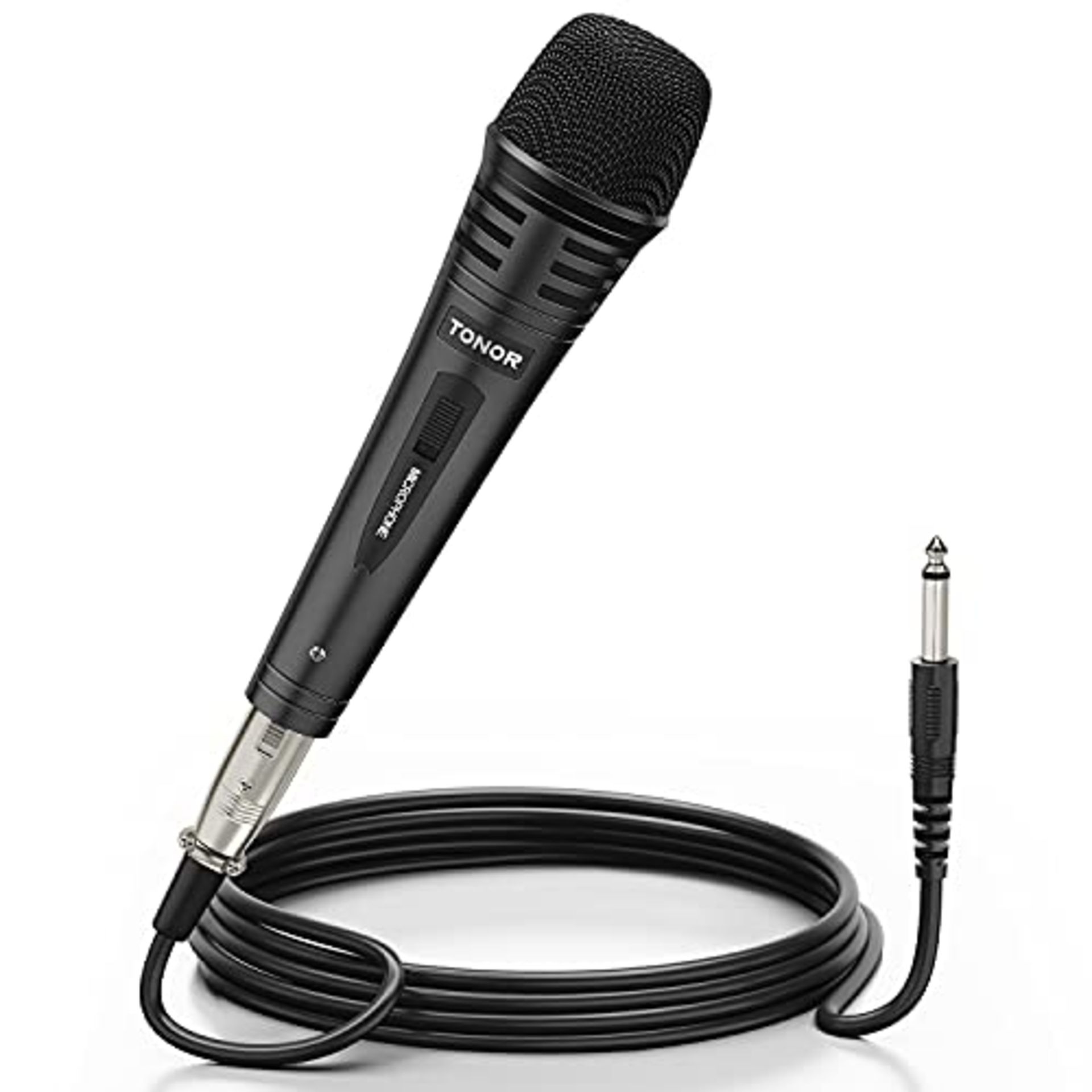 RRP £24.55 TONOR Dynamic Karaoke Microphone for Singing with 16.4ft XLR Cable
