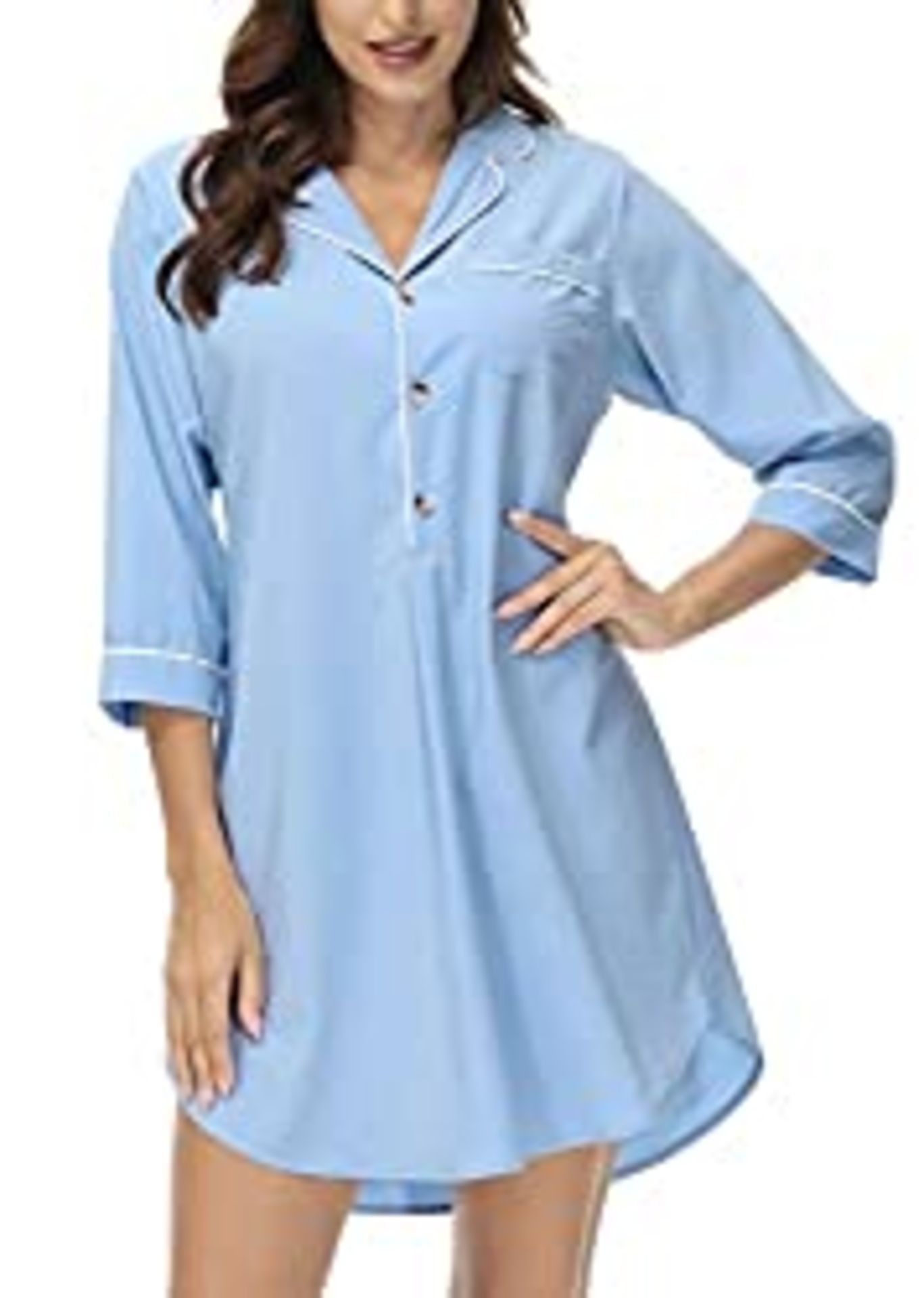 RRP £20.10 JINSHI Womens Nightdress & Nightshirts Sleepwear Ladies