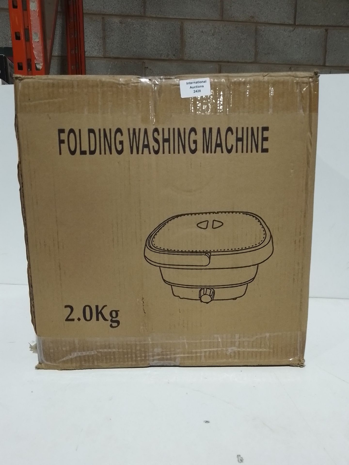 RRP £109.50 BAOSHISHAN Mini Foldable Washing Machine Portable Washing - Image 2 of 2