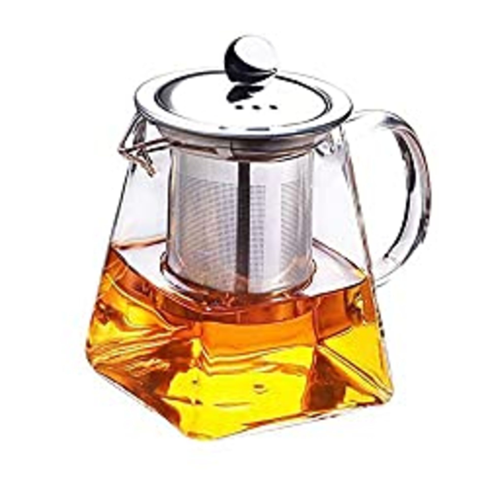 RRP £15.61 Glass Teapot 750 ml Teapot for One with Heat Resistant