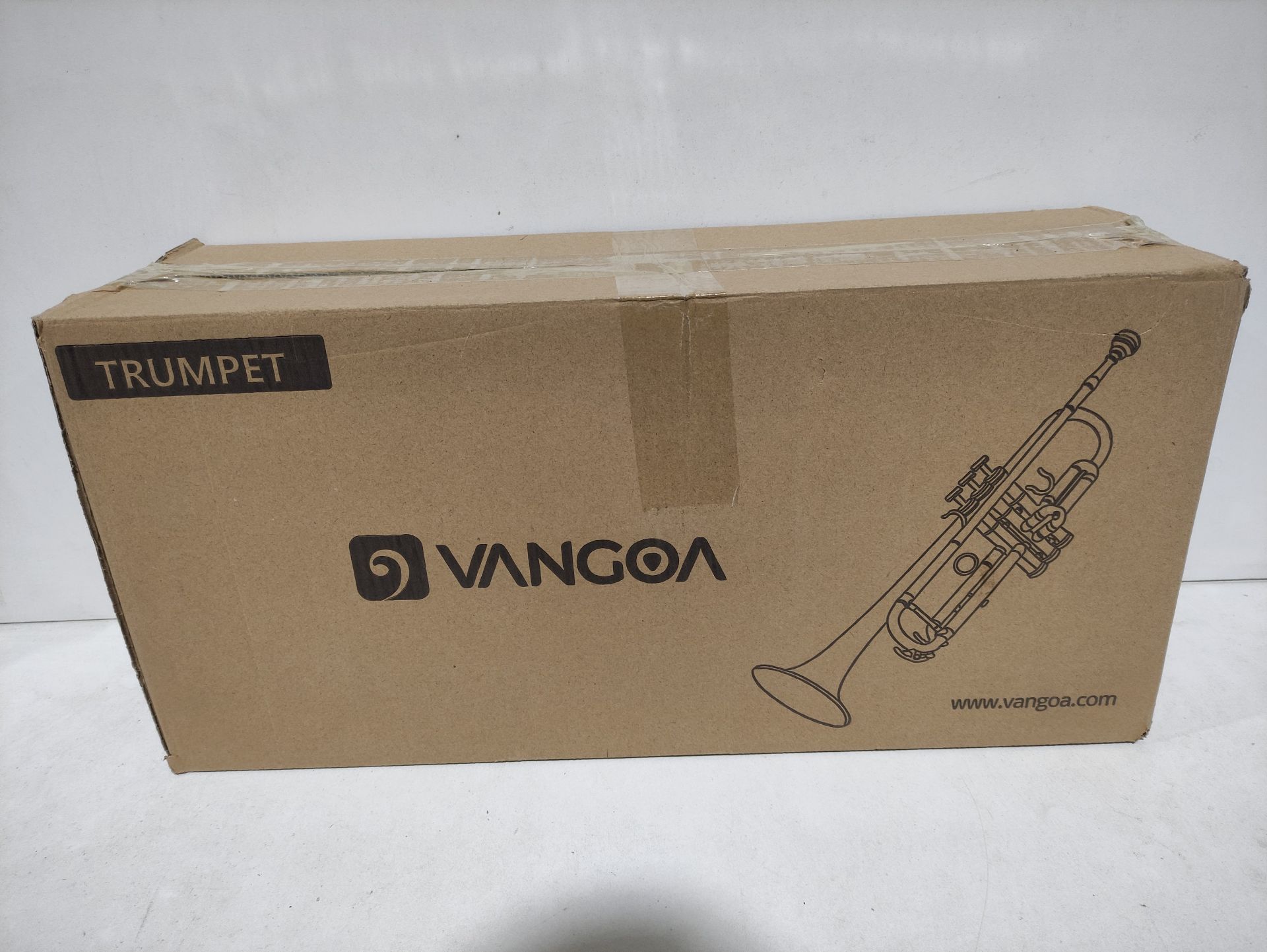 RRP £157.64 Vangoa Bb Standard Trumpet Set for Beginner - Image 2 of 2