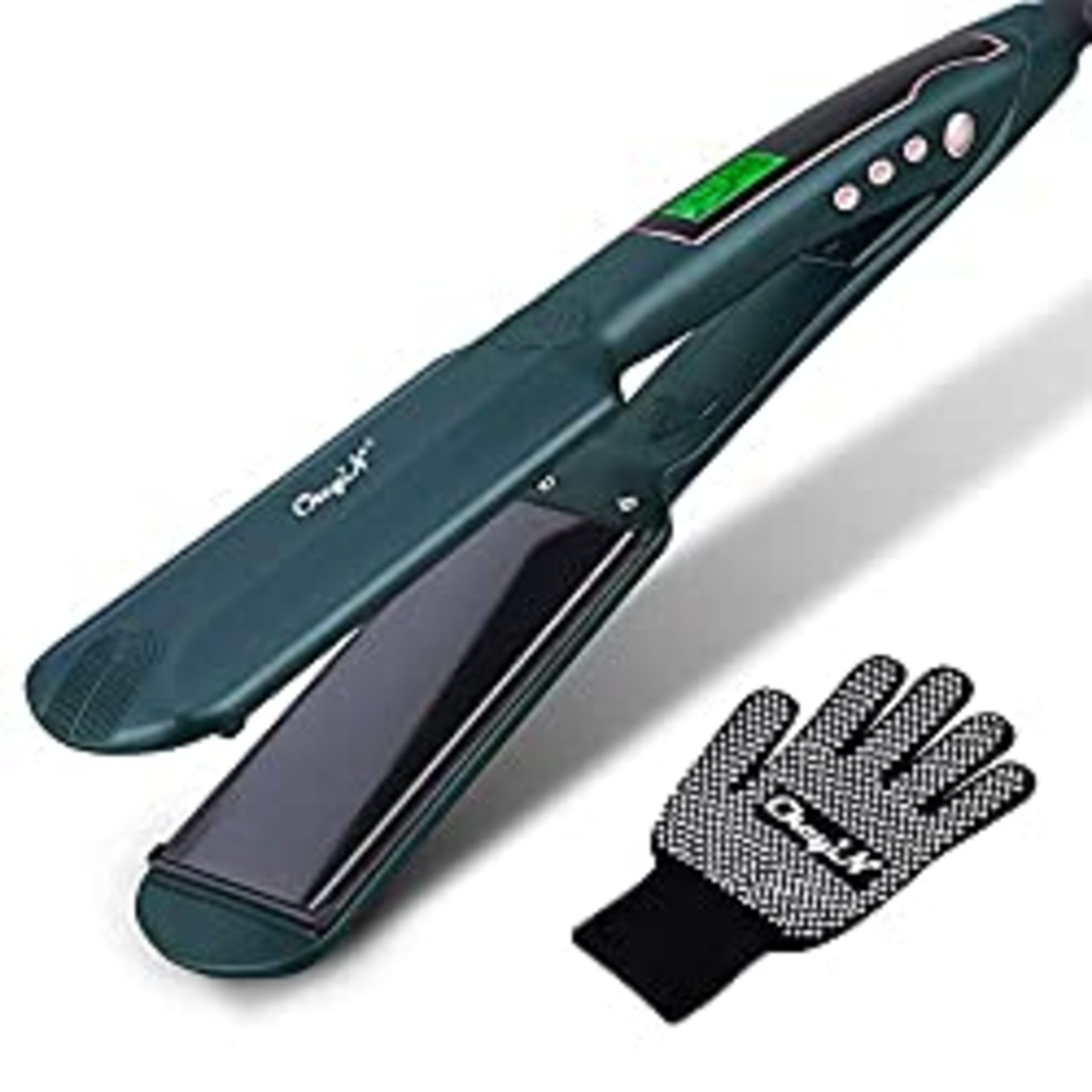 RRP £28.90 CkeyiN Hair Straightener Professional Wide Plate 44mm