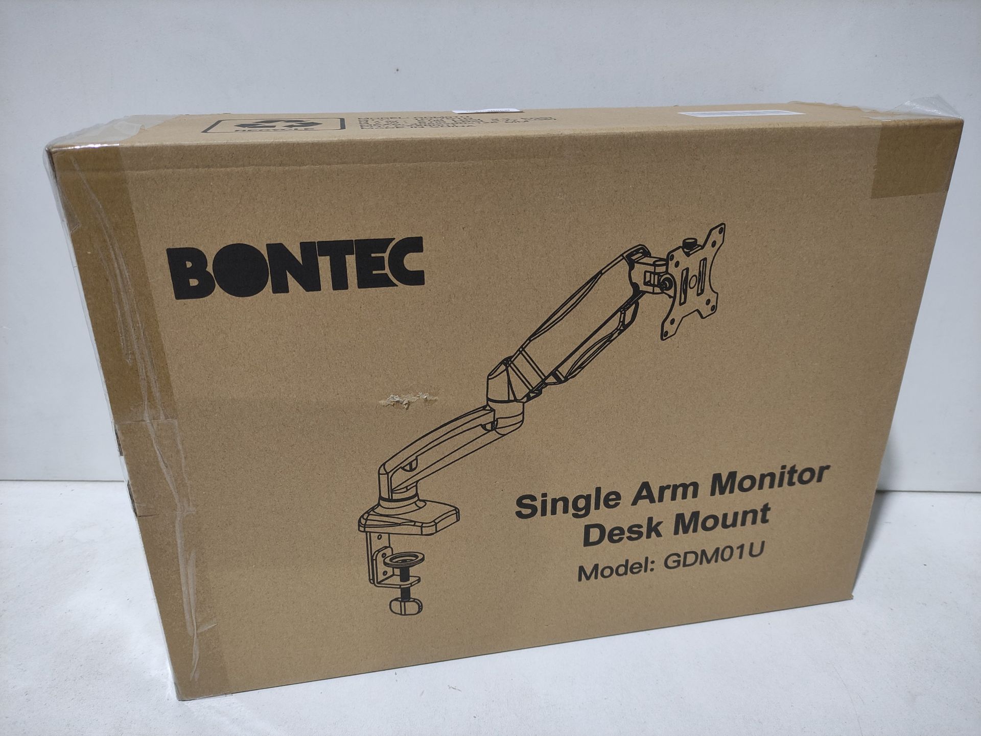 RRP £39.29 BONTEC Single Monitor Arm for 13-32 inch LED LCD Screens - Image 2 of 2