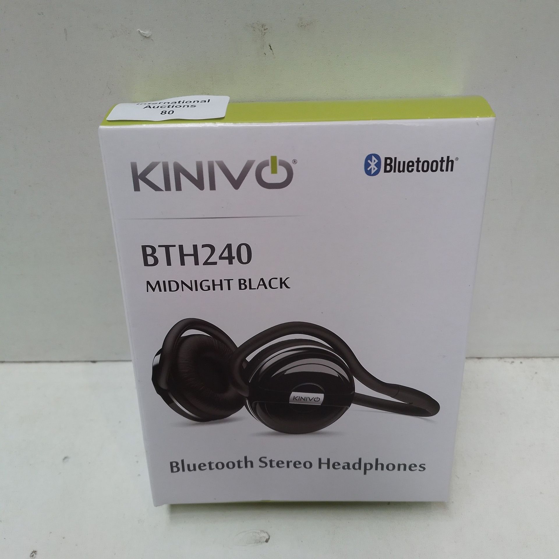 RRP £36.84 Kinivo BTH240 Bluetooth Headphones (On-Ear - Image 2 of 2