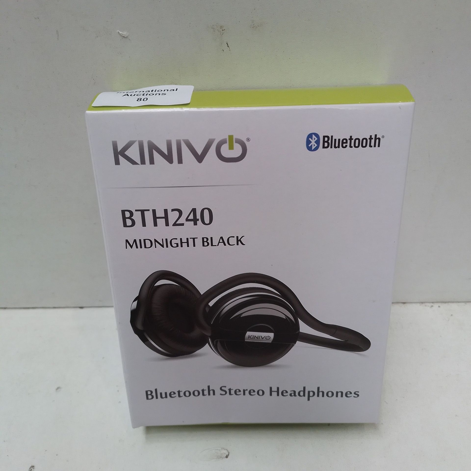 RRP £36.84 Kinivo BTH240 Bluetooth Headphones (On-Ear - Image 2 of 2