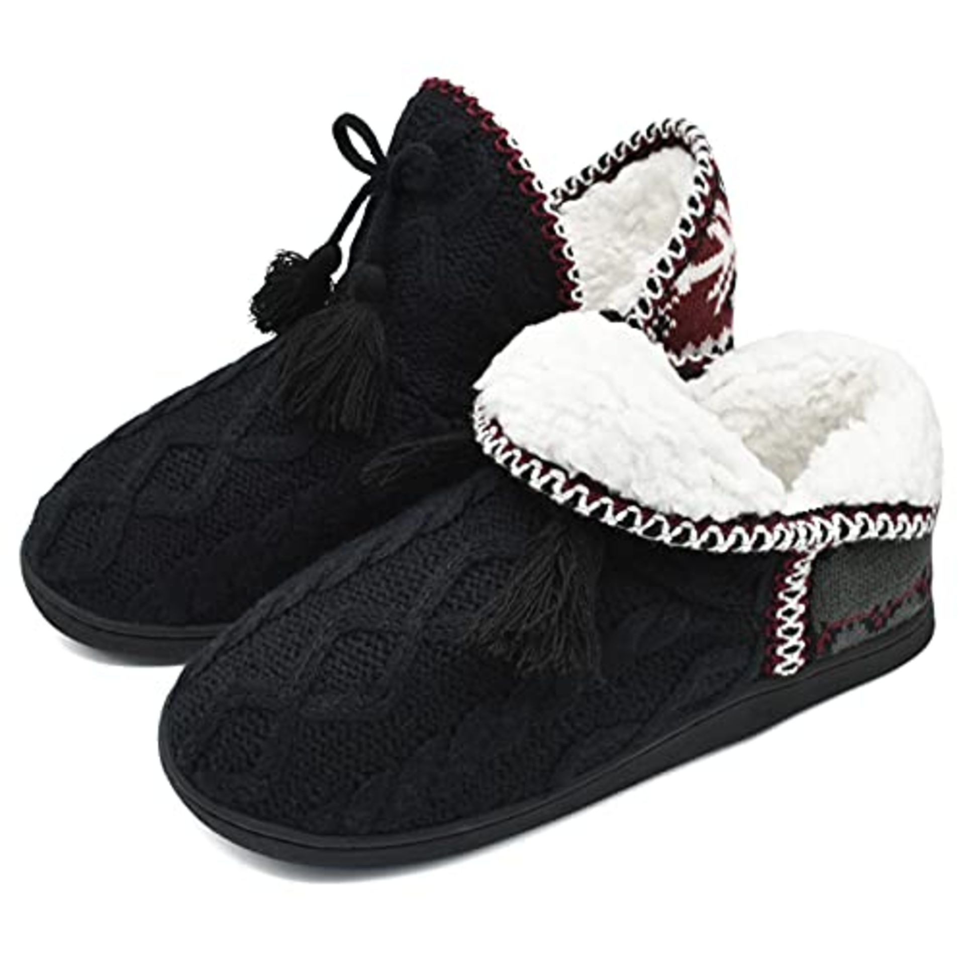 RRP £18.97 BRAND NEW STOCK COFACE Ladies Womens Indoor Knitted Slipper Boots with