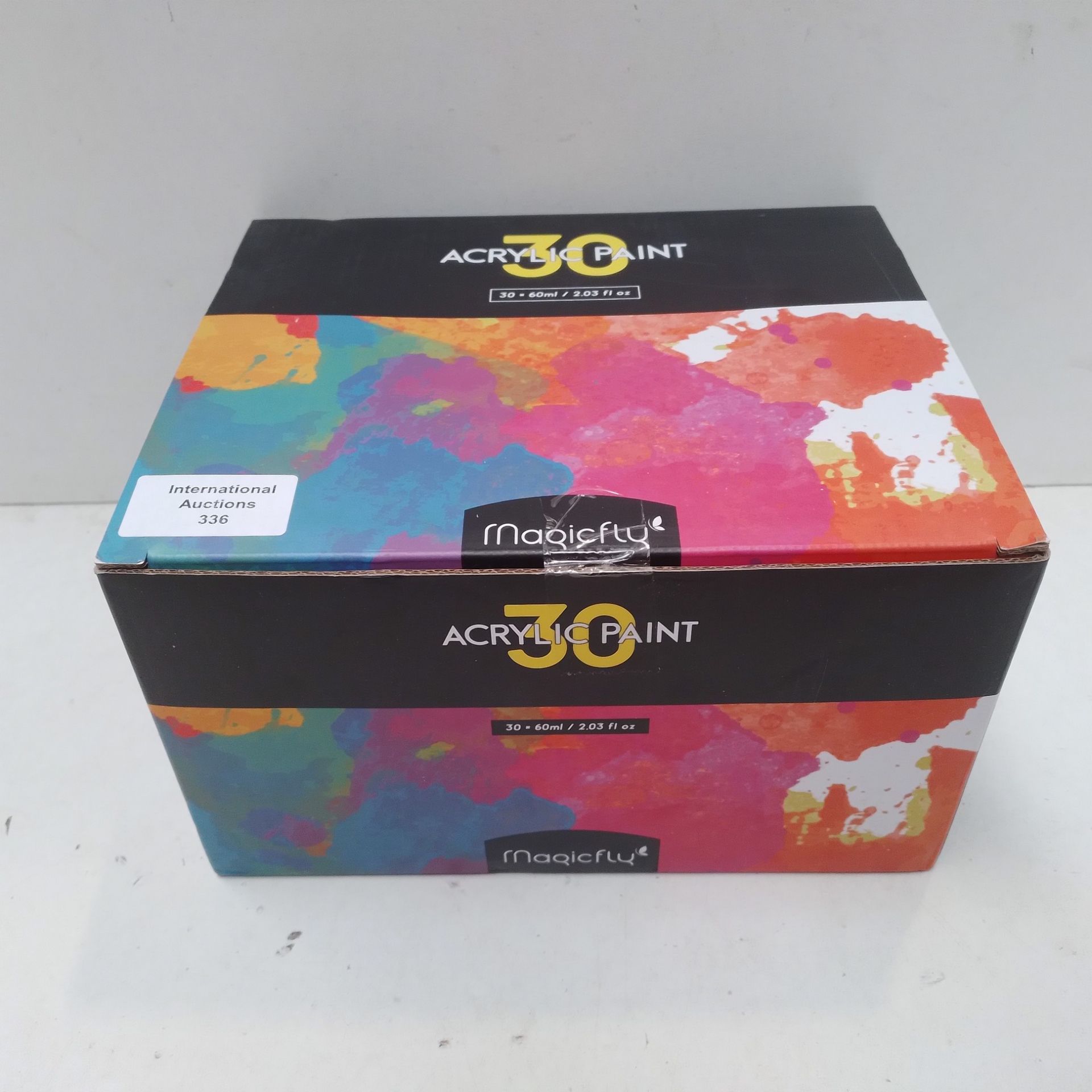 RRP £29.02 BRAND NEW STOCK Magicfly 30 Colours Acrylic Paint Set 60ml - Image 2 of 2