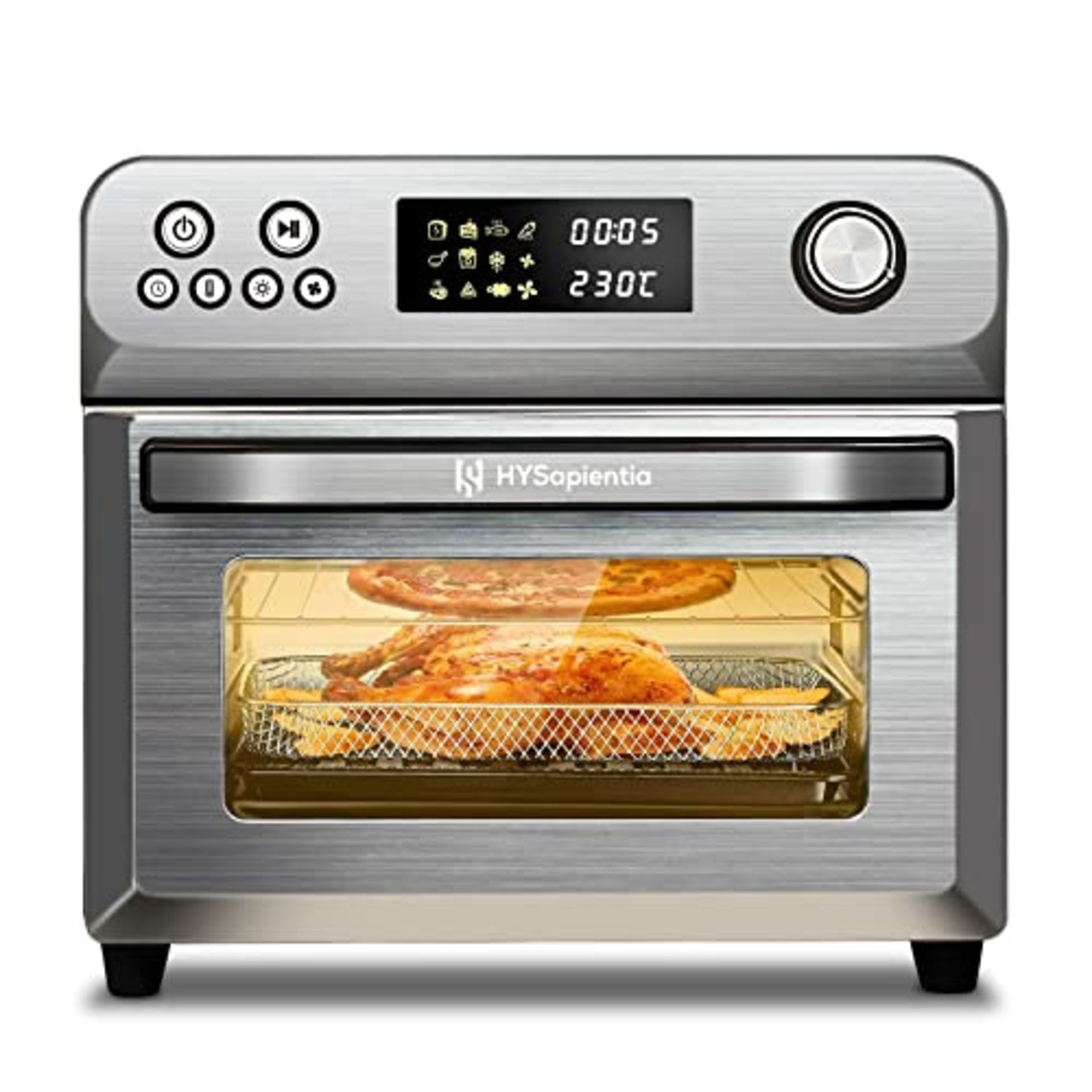 RRP £200.99 HYSapientia Air Fryer Oven With Rotisserie 24L Large