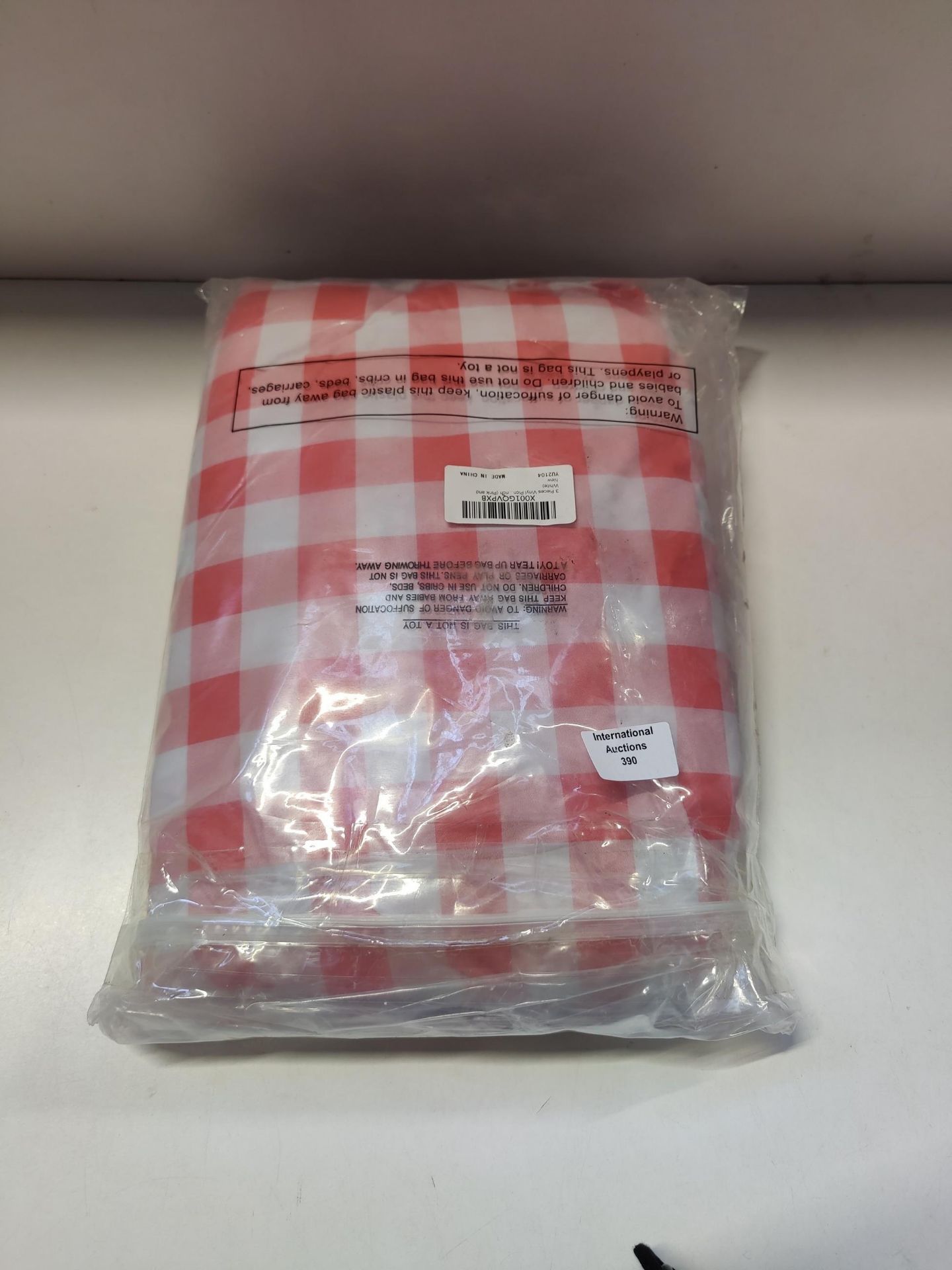 RRP £15.64 3 Packs Plaid Vinyl Picnic Table and Bench Cover for - Image 2 of 2