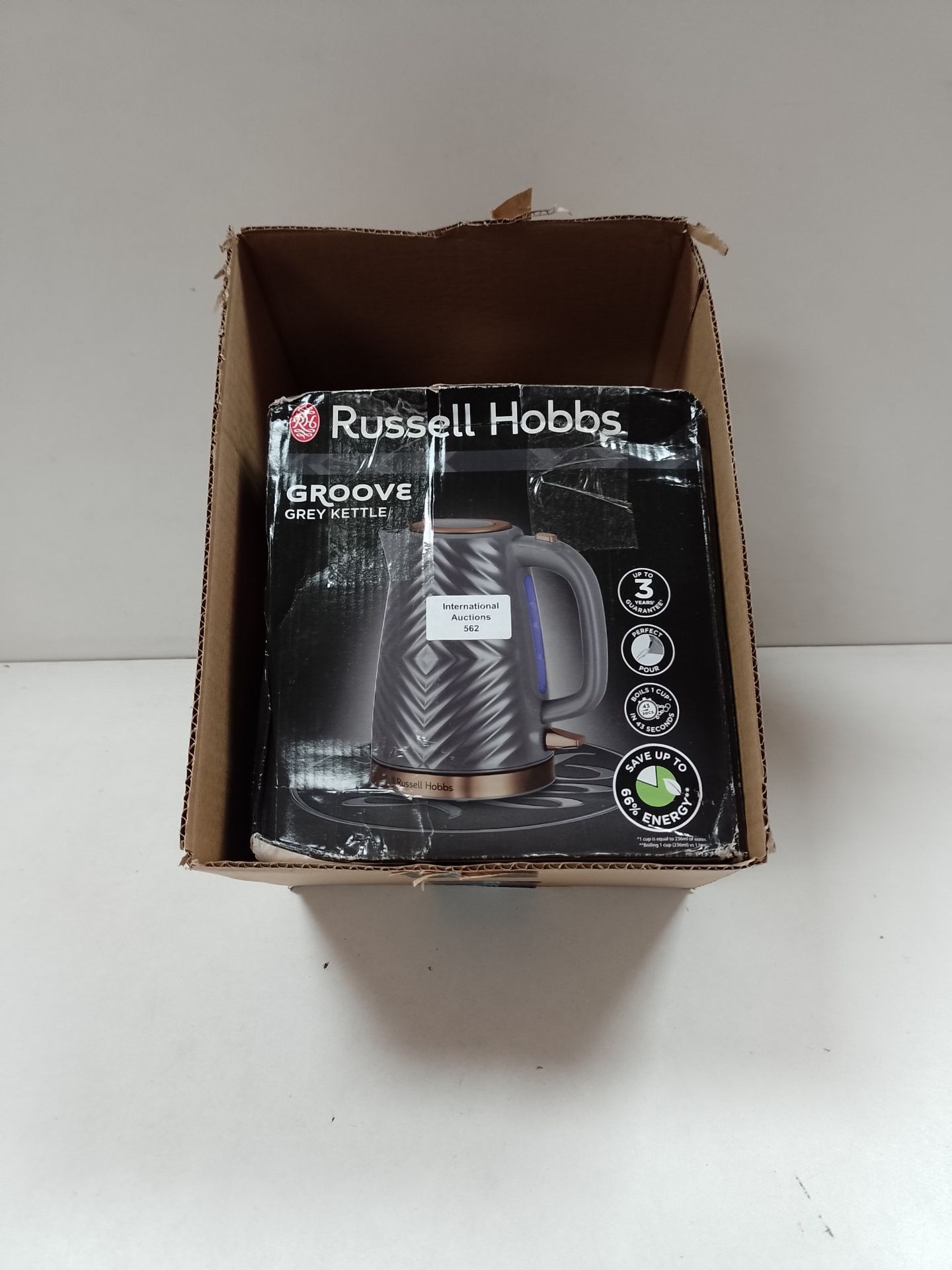 RRP £25.21 Russell Hobbs 26382 Groove Electric Kettle - Image 2 of 2